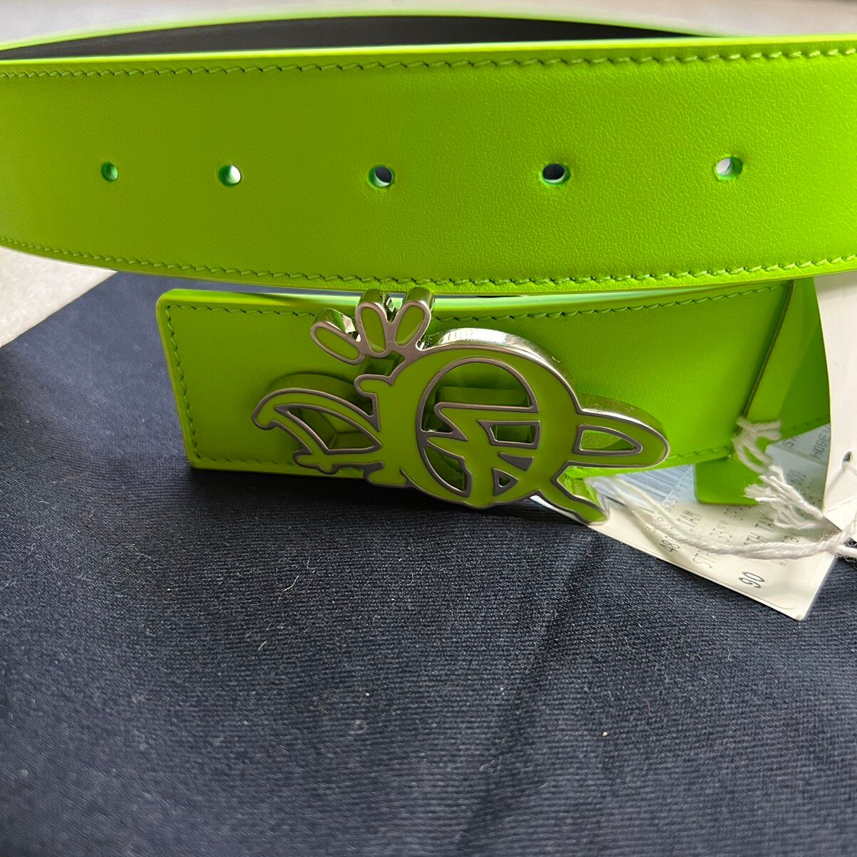 Dior × Travis Scott Dior Cactus Jack Logo Buckle Belt Travis Scott 
