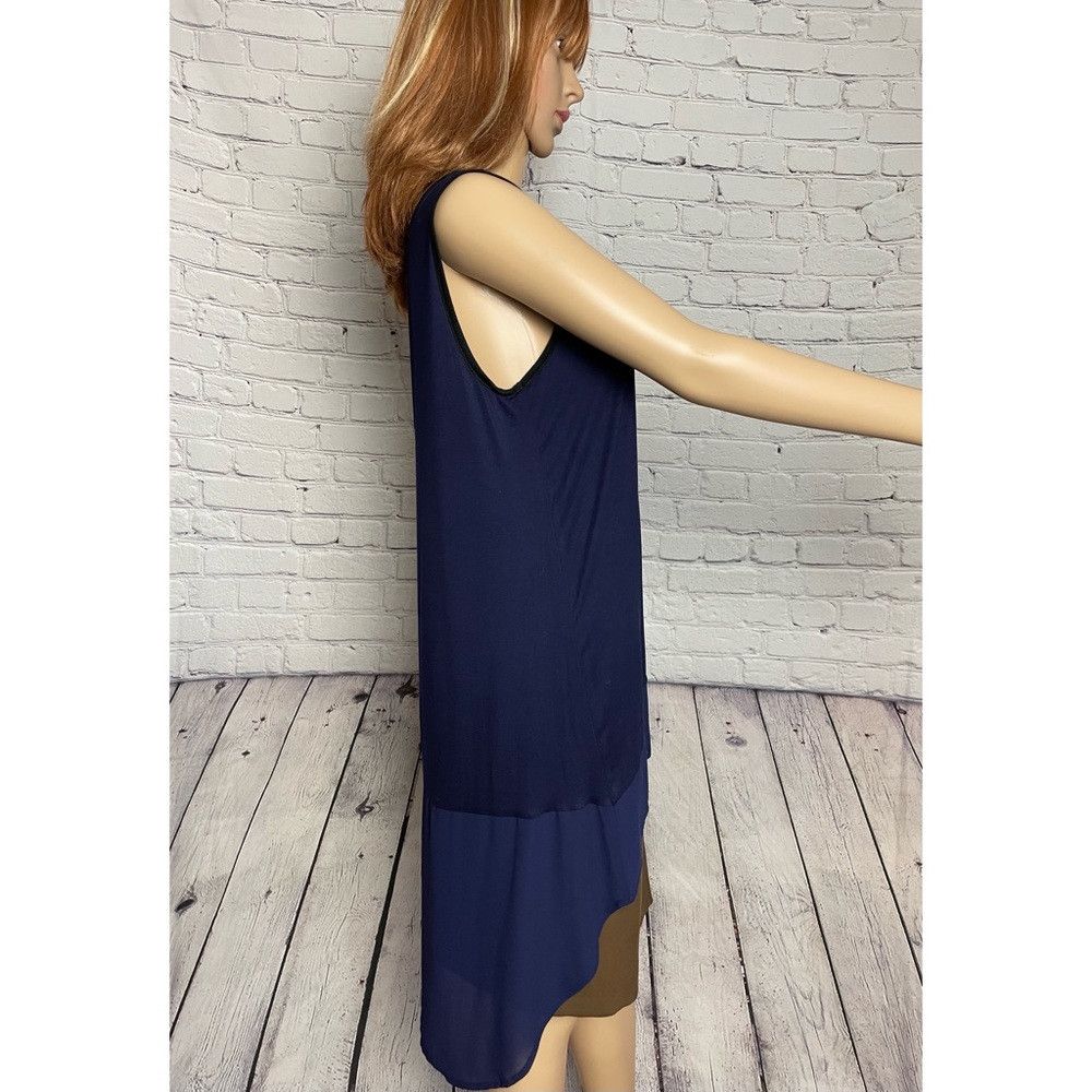 Other Avec Hi Low Blue Rayon Sleeveless Top Tunic Size M Size M / US 6-8 / IT 42-44 - 3 Thumbnail