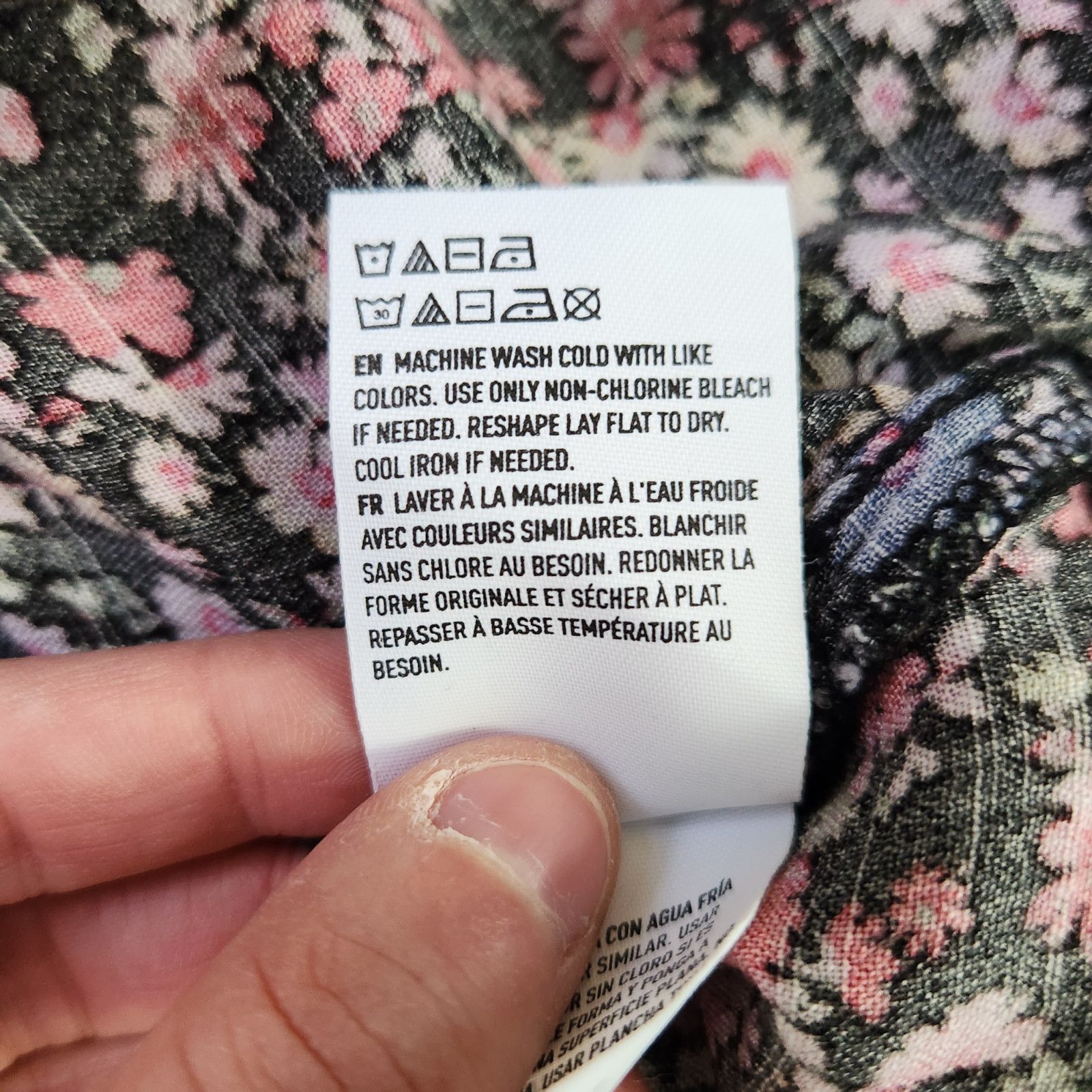 American Eagle Outfitters American Eagle Womens Small Floral V-Neck Cottagecore Blouse Size S / US 4 / IT 40 - 14 Thumbnail