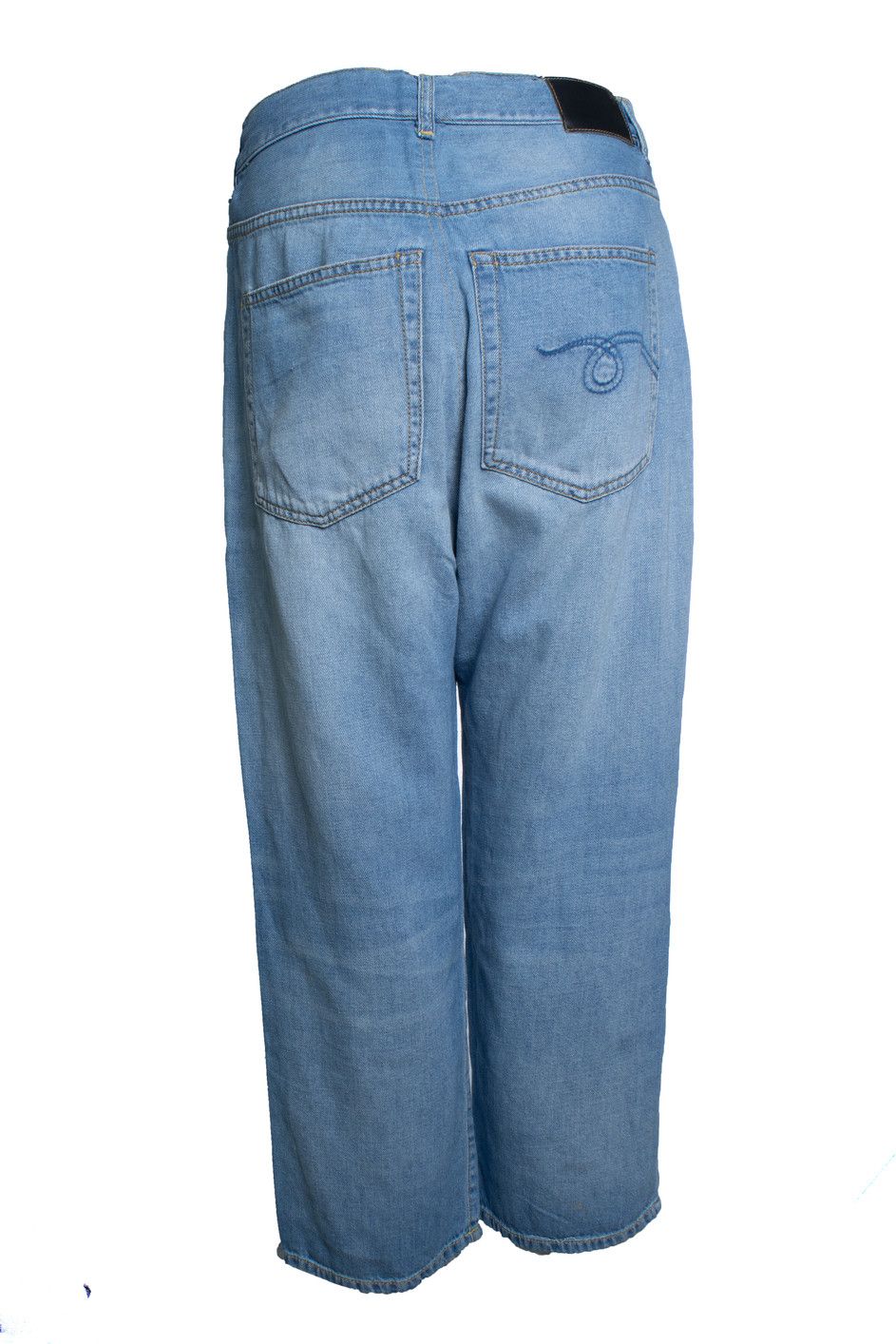 R13 R13, tailored drop jeans in blue Size 29" - 3 Thumbnail