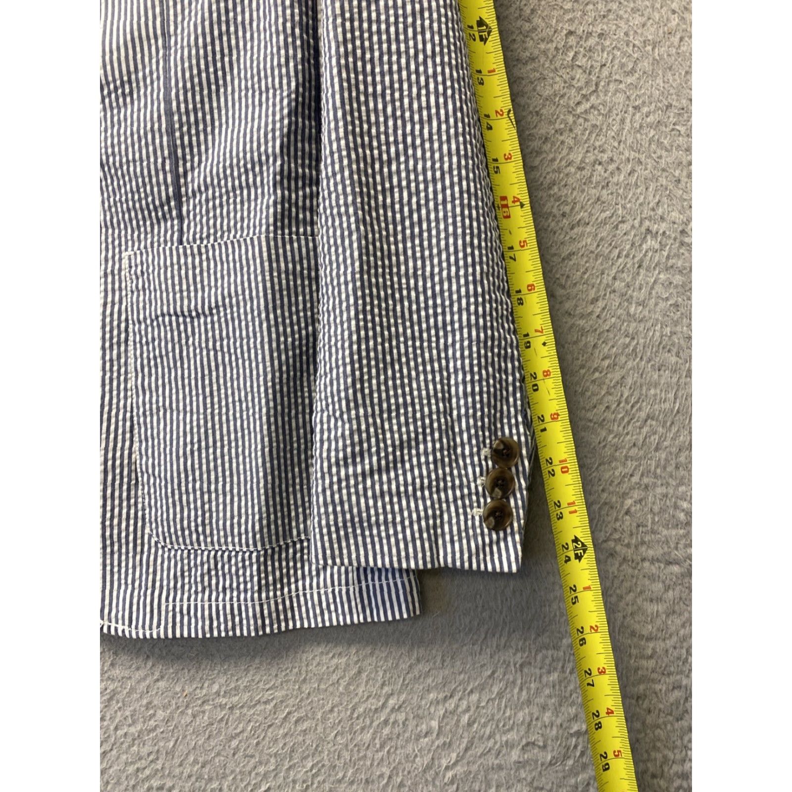 Gap GAP SEERSUCKER LIGHT GRAY STRIPES SUMMER SPORT COAT JACKET MEN'S S NICE /149-15 Size US S / EU 44-46 / 1 - 6 Thumbnail