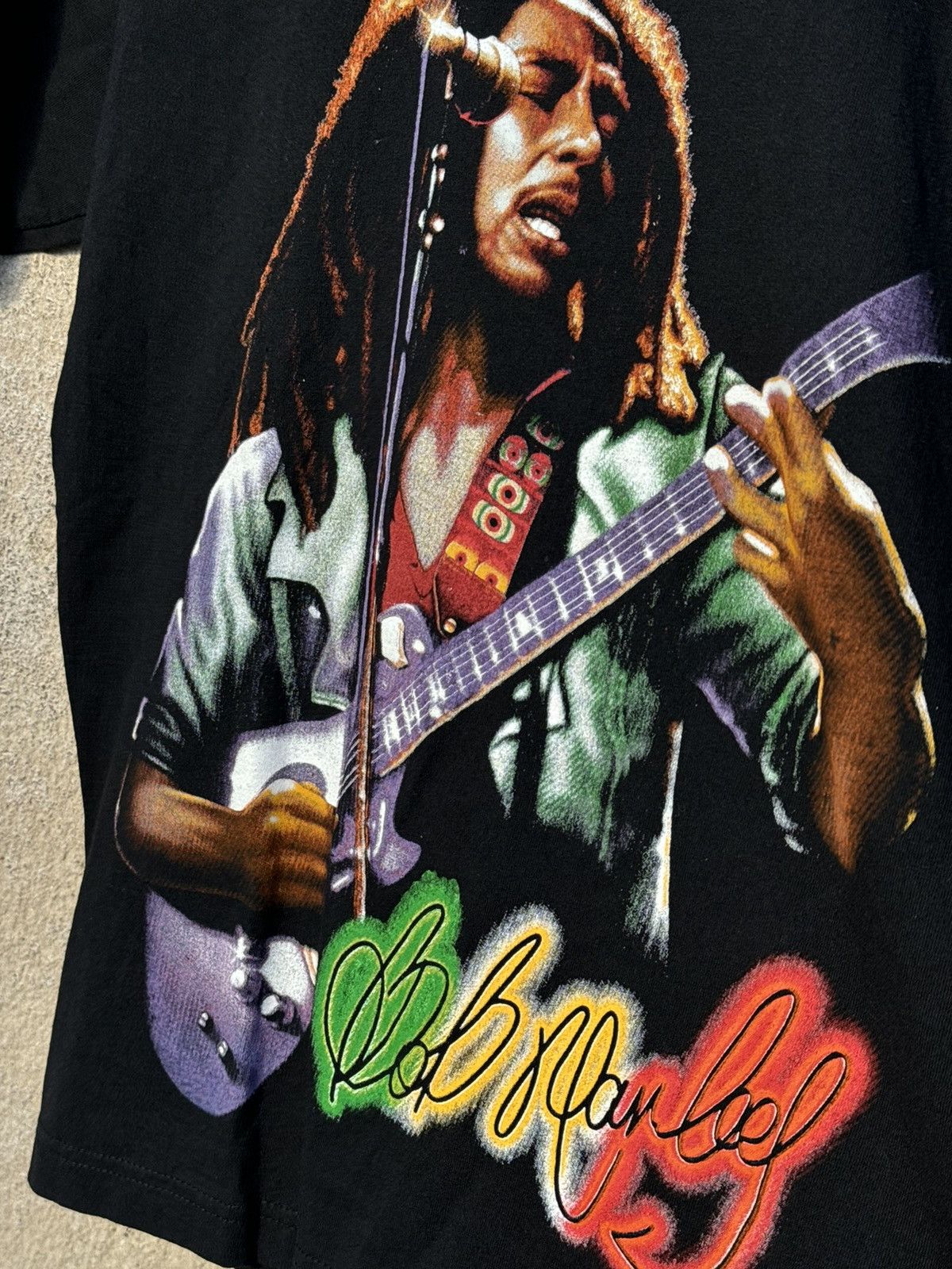 Band Tees × Bob Marley × Vintage Vintage Bob Marley Tshirt Size US M / EU 48-50 / 2 - 3 Thumbnail