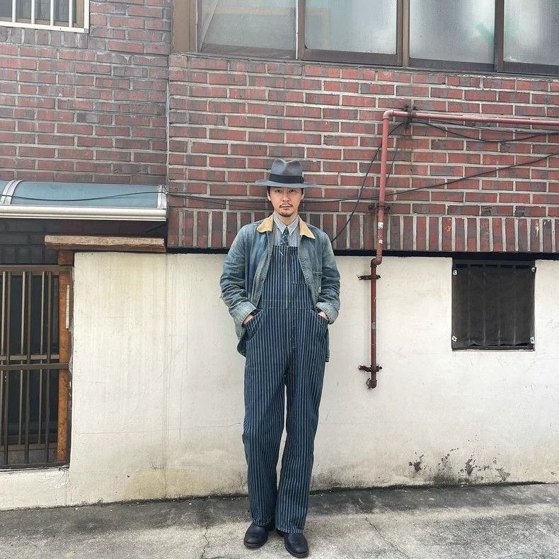 RRL Ralph Lauren RRL Ralph Lauren Limited edition blue dyed railway striped Size US 28 / EU 44 - 3 Thumbnail