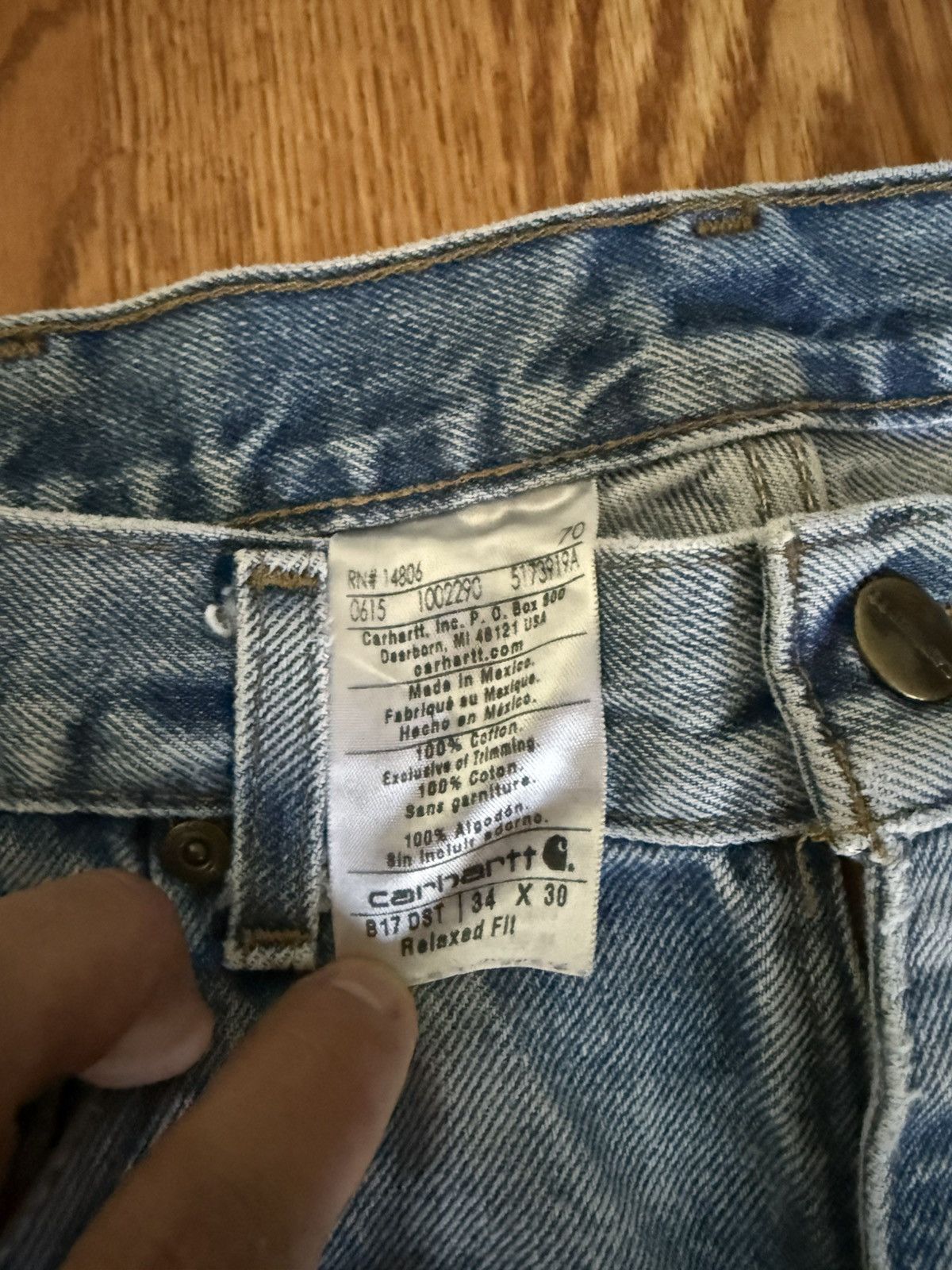 Carhartt Carhartt Relaxed Fit Jeans 34x30 Size US 34 / EU 50 - 4 Thumbnail