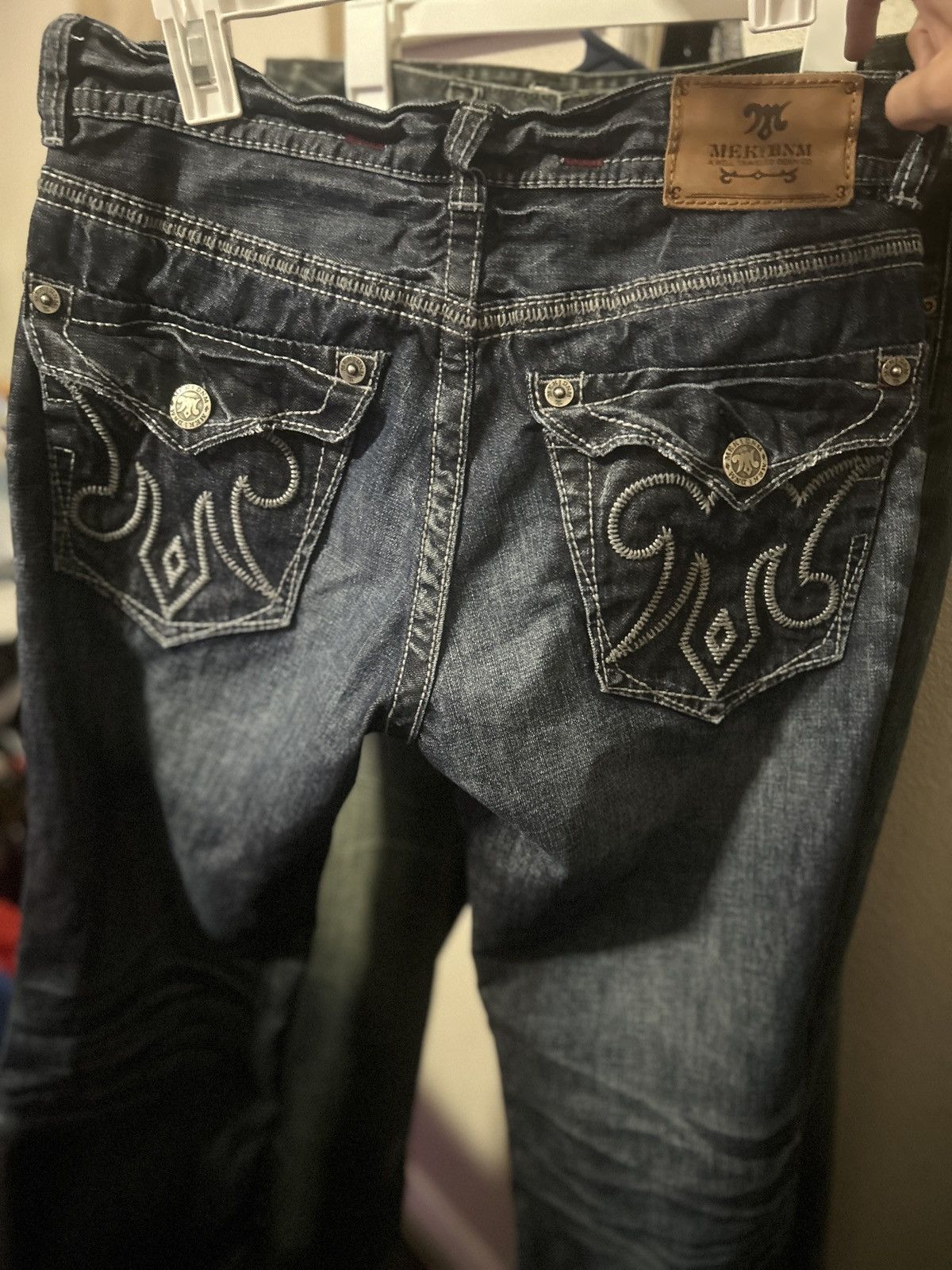 Mek Denim × Vintage Crazy Vintage Y2K/2000s Rare Mek Jeans Size US 34 / EU 50 - 6 Thumbnail