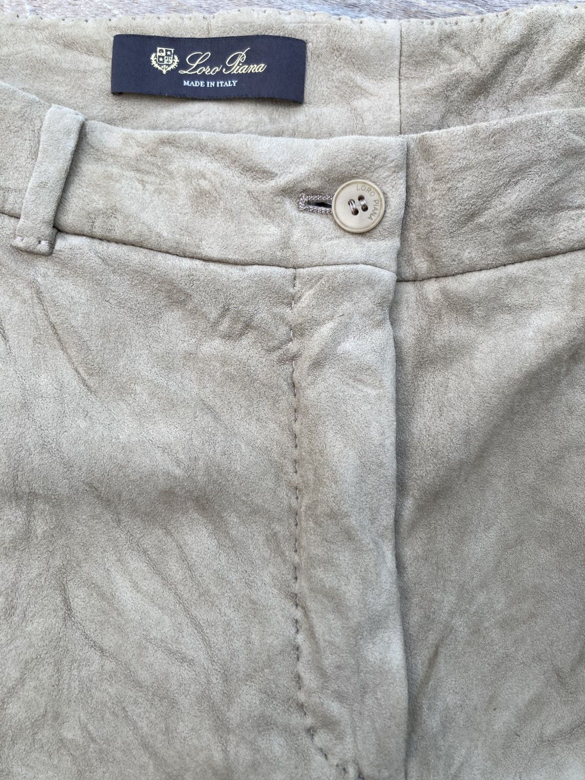 Loro Piana Loro Piana Leather Brown Lambskin Pants Size 32" / US 10 / IT 46 - 4 Thumbnail