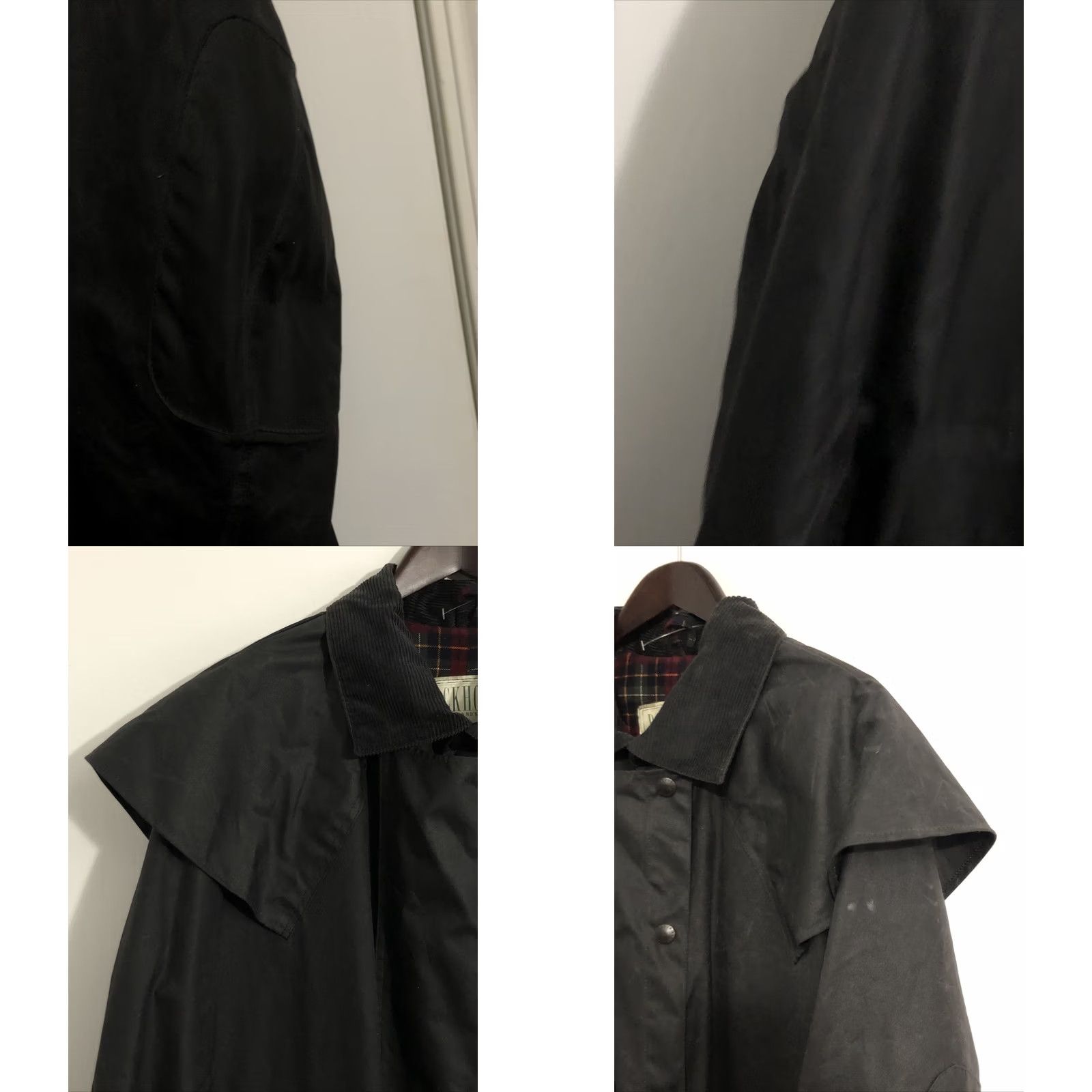 Barbour VINTAGE Barbour Backhouse Waxed Coat 2XL Long Trench Riding Wax Heavy Outerwear - Mocha Black Size US XXL / EU 58 / 5 - 8 Thumbnail