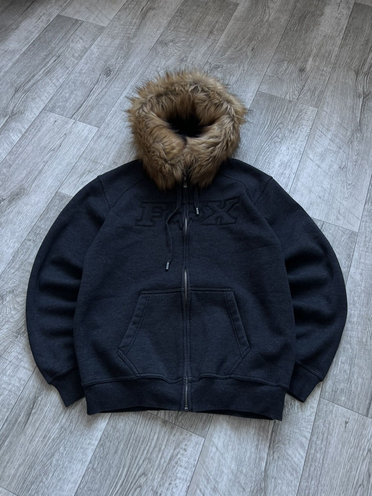 Hysteric Glamour Fox Racing Faux Fur Y2k Zip Hysteric Glamour LGB If Six Was Size US M / EU 48-50 / 2 - 1 Thumbnail