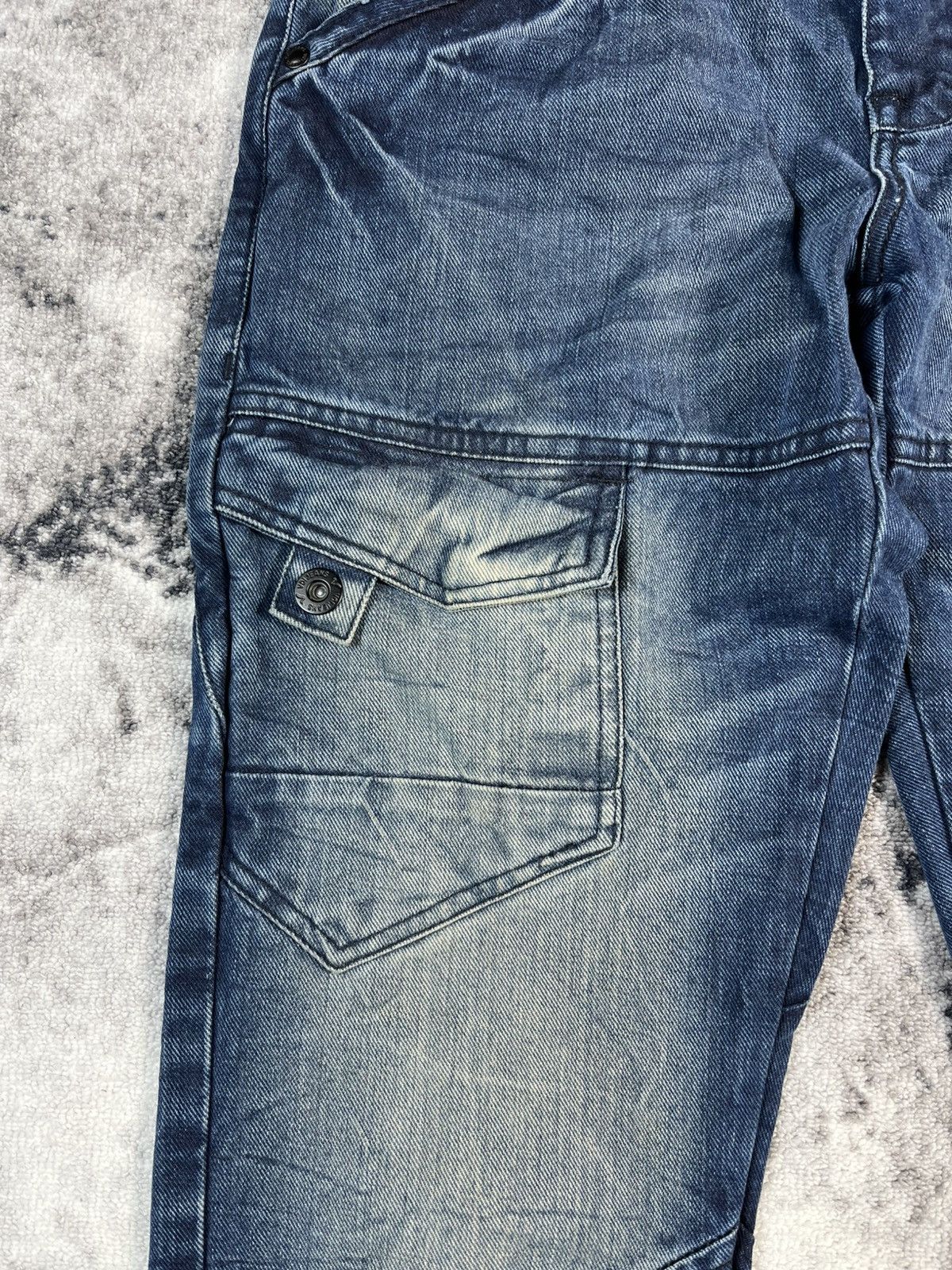 Voi Jeans Voi Jeans Distressed Cargo Denim Blue Y2K Fit Size US 30 / EU 46 - 4 Thumbnail
