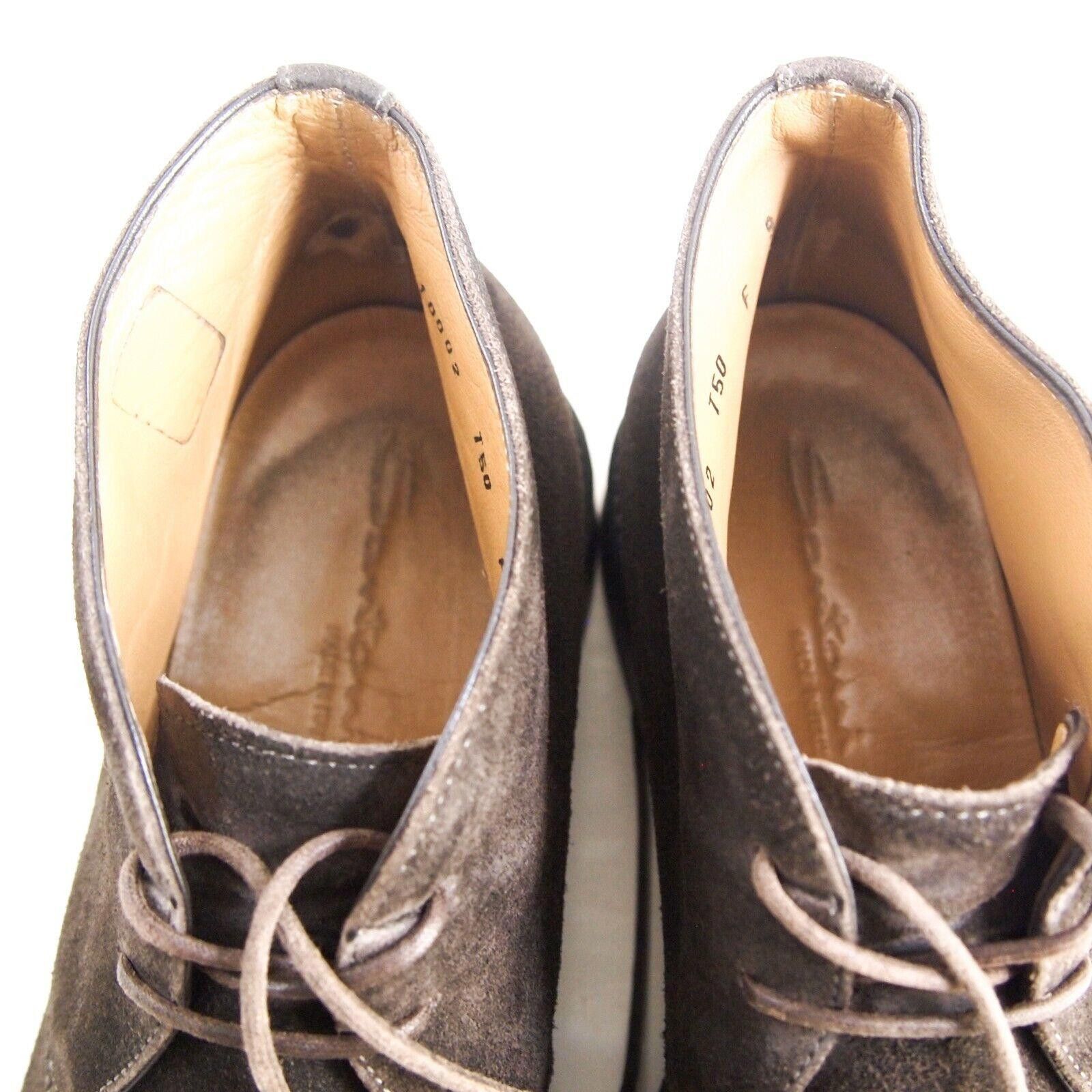 Santoni Santoni Chukka Ankle Boots Brown Suede Mens US 10 EU 43 F Size US 10 / EU 43 - 8 Thumbnail