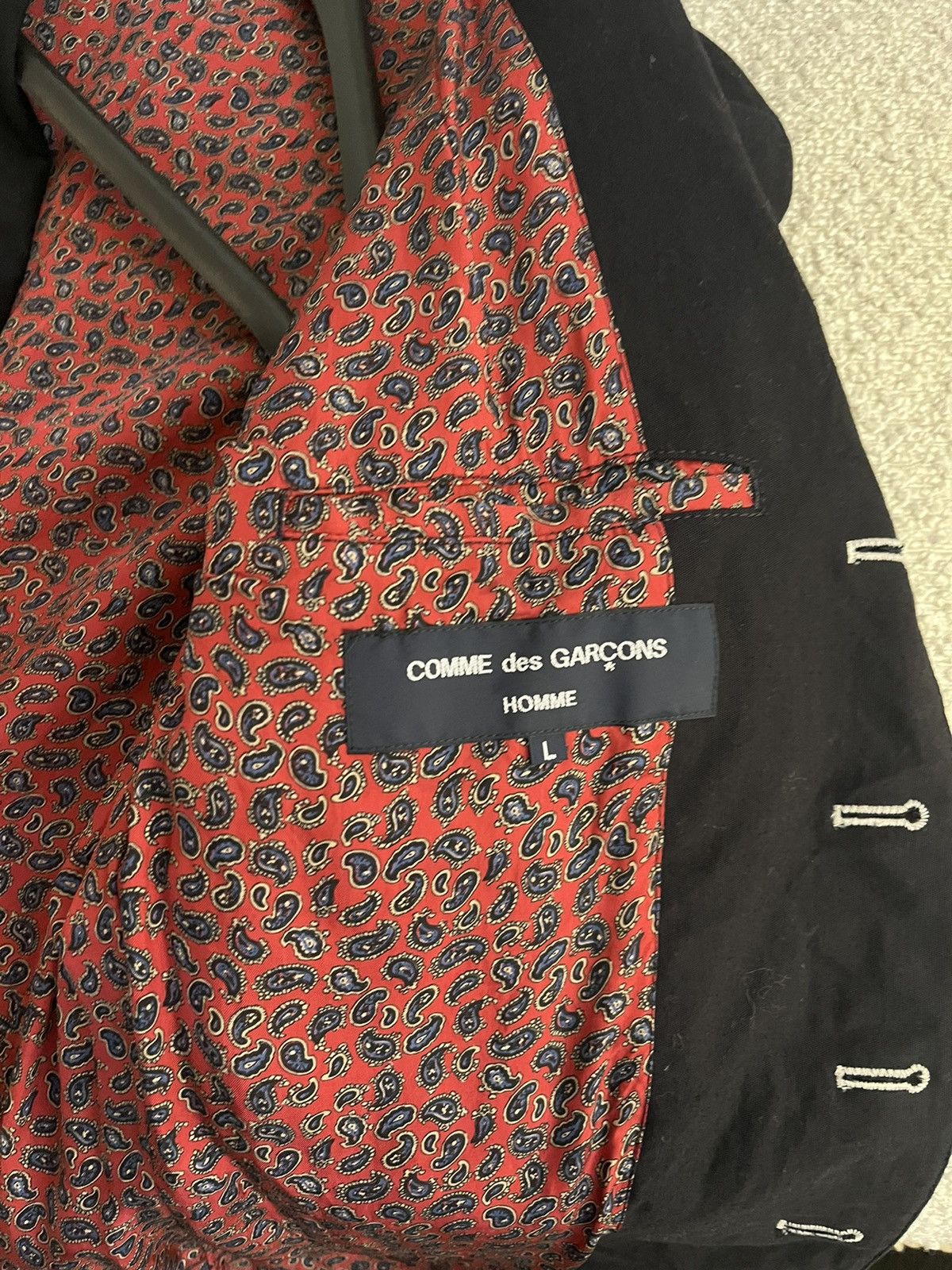 Comme des Garcons Homme Comme Des Garçons blazer Size 42S - 2 Thumbnail