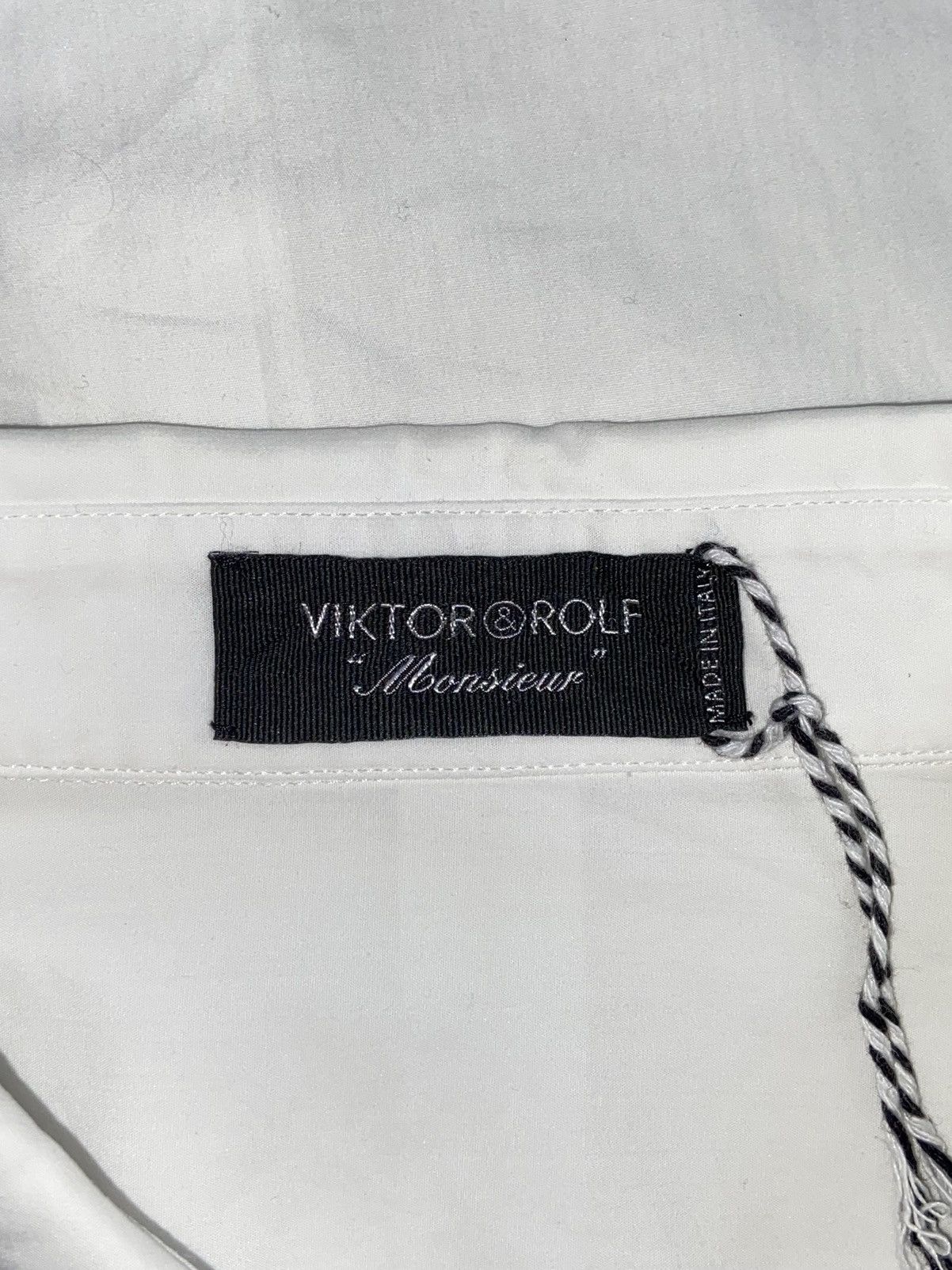 Viktor & Rolf VIKTOR & ROLF White Shirt Size US L / EU 52-54 / 3 - 7 Thumbnail