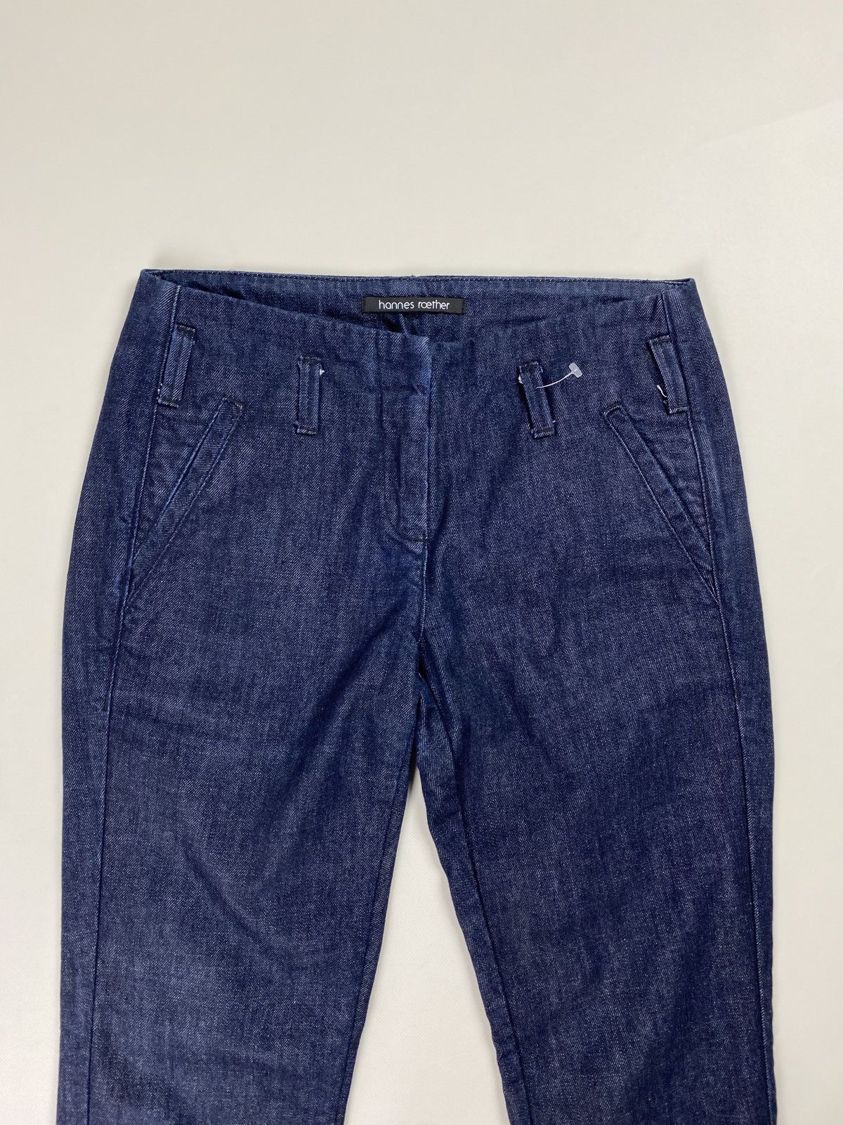 hannes roether Hannes Roether ladies Avant-garde denim jeans size S Size 25" / US 0 / IT 36 - 8 Thumbnail
