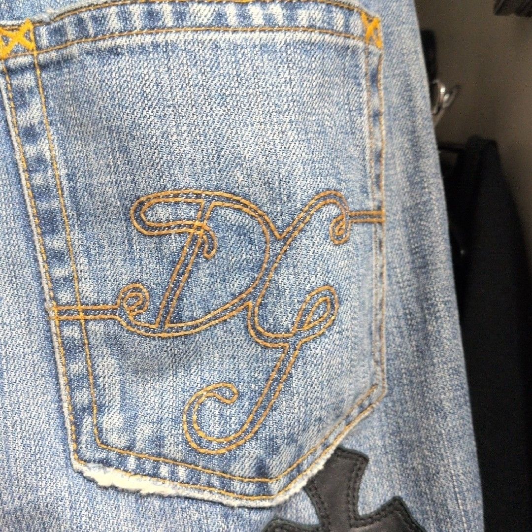 Chrome Hearts Chrome Hearts Dolce Gobbanna Patch Denim Jeans Size US 32 / EU 48 - 8 Thumbnail