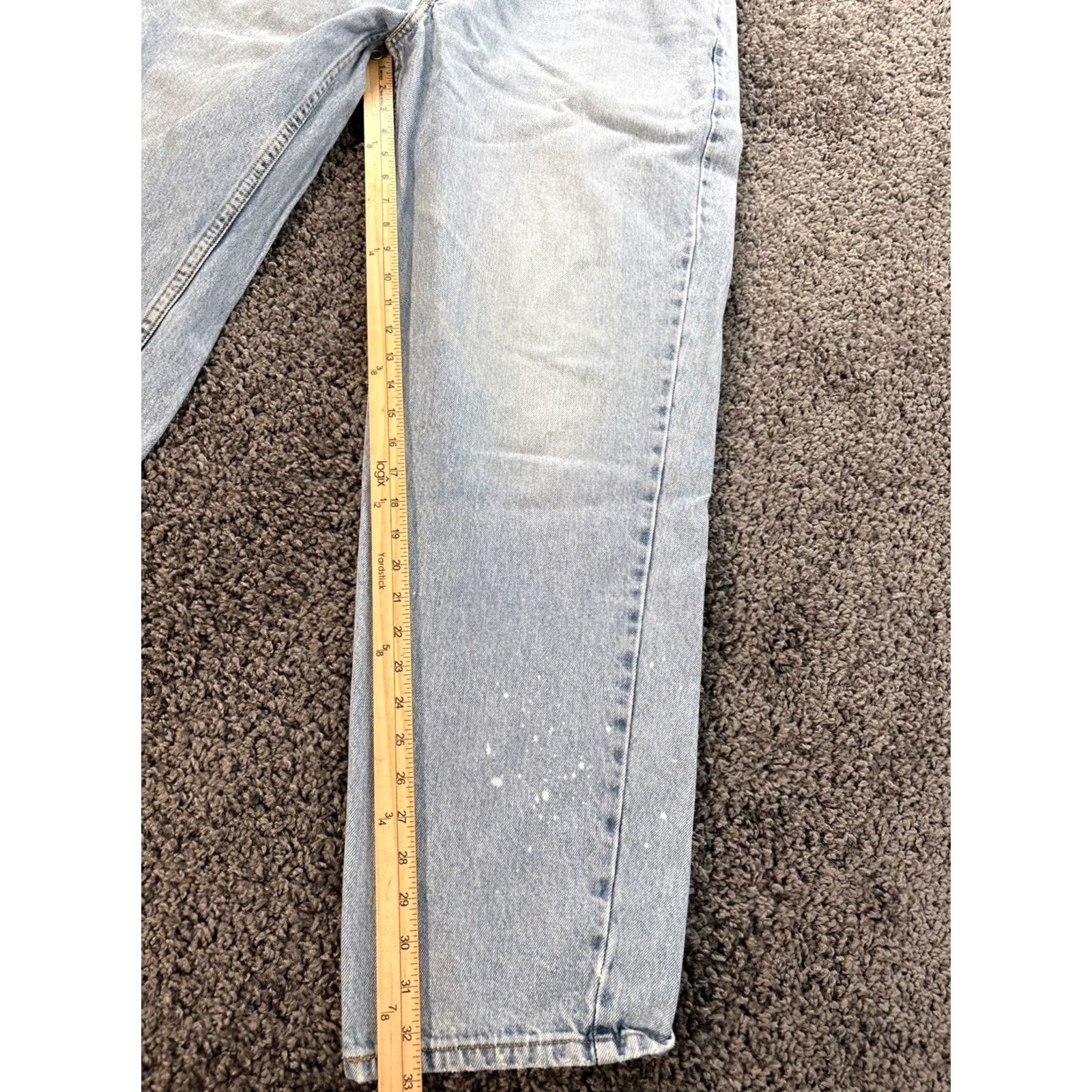 Levi's VTG Levi's 560 Jeans Men's 38x34 Denim Distressed 5-Pocket Zip Button Relaxed Tapered Blue USA City Hip Hop Western Size US 38 / EU 54 - 2 Thumbnail