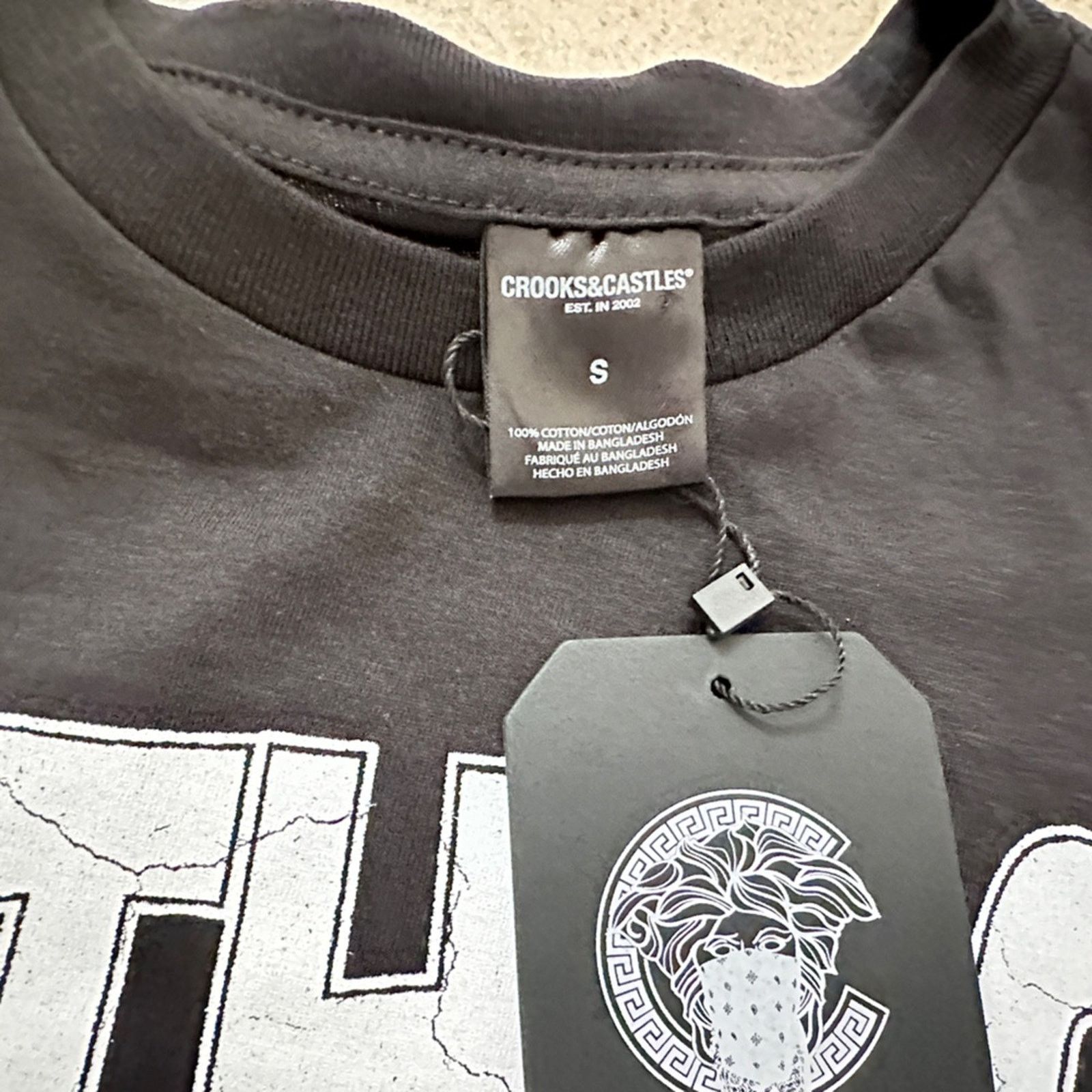 Crooks & Castles NWT Crooks & Castles x Death Row Records Core Chair CrackTee Size US S / EU 44-46 / 1 - 6 Thumbnail
