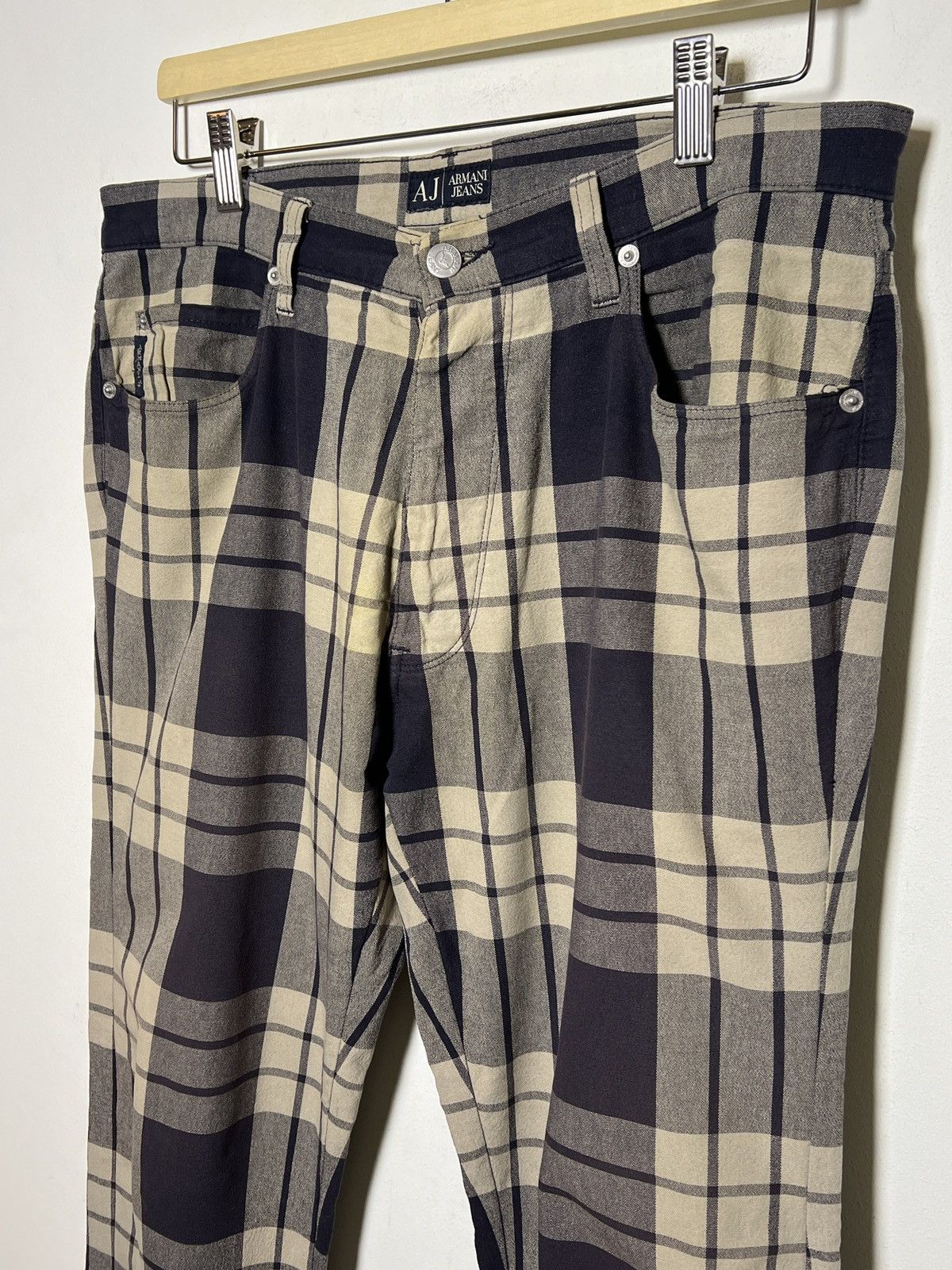 Giorgio Armani Armani Jeans punk checkered pants Size US 32 / EU 48 - 3 Thumbnail