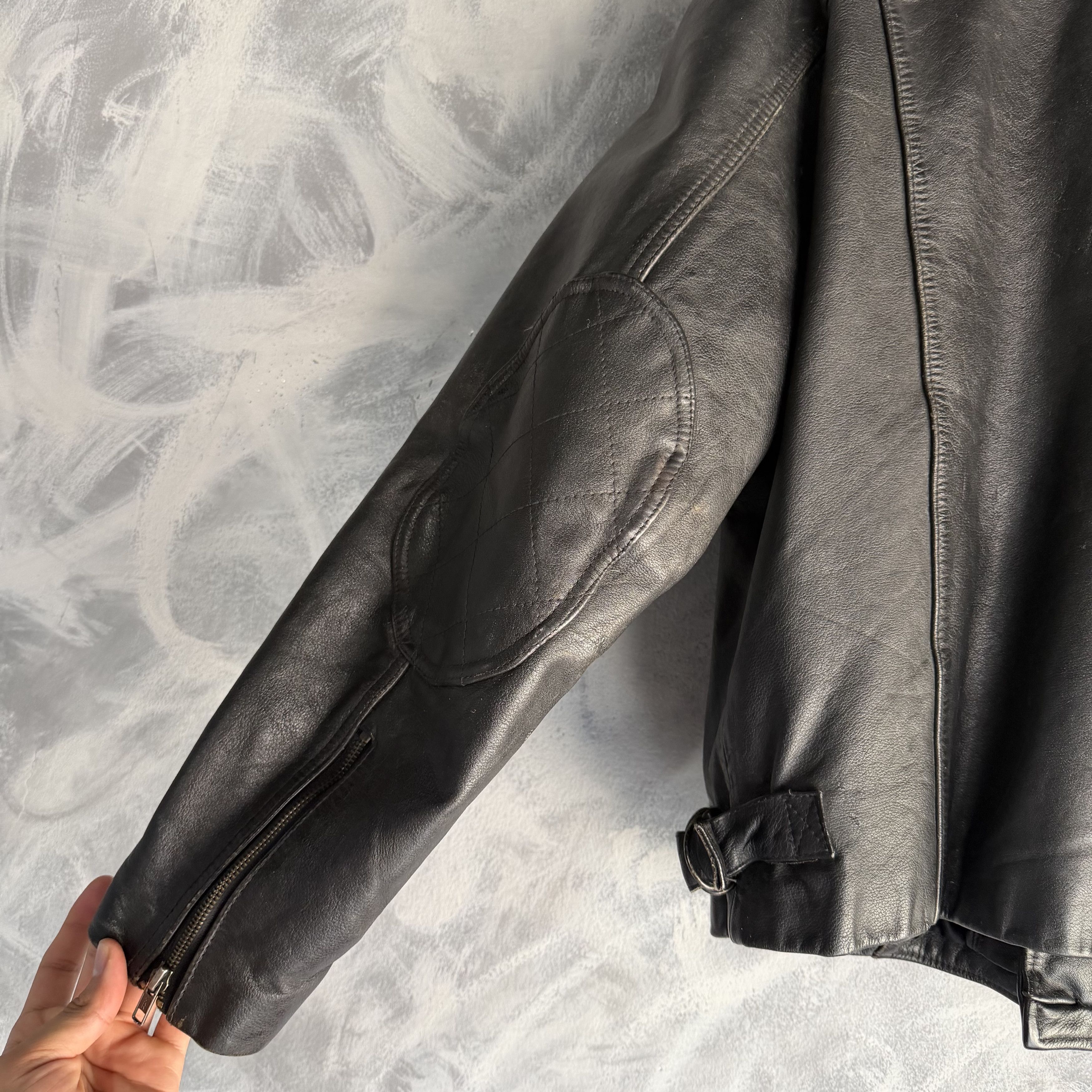 Wilsons Leather Vtg Wilsons Open Road Leather Jacket Mens Thinsulate Biker Size US M / EU 48-50 / 2 - 5 Thumbnail