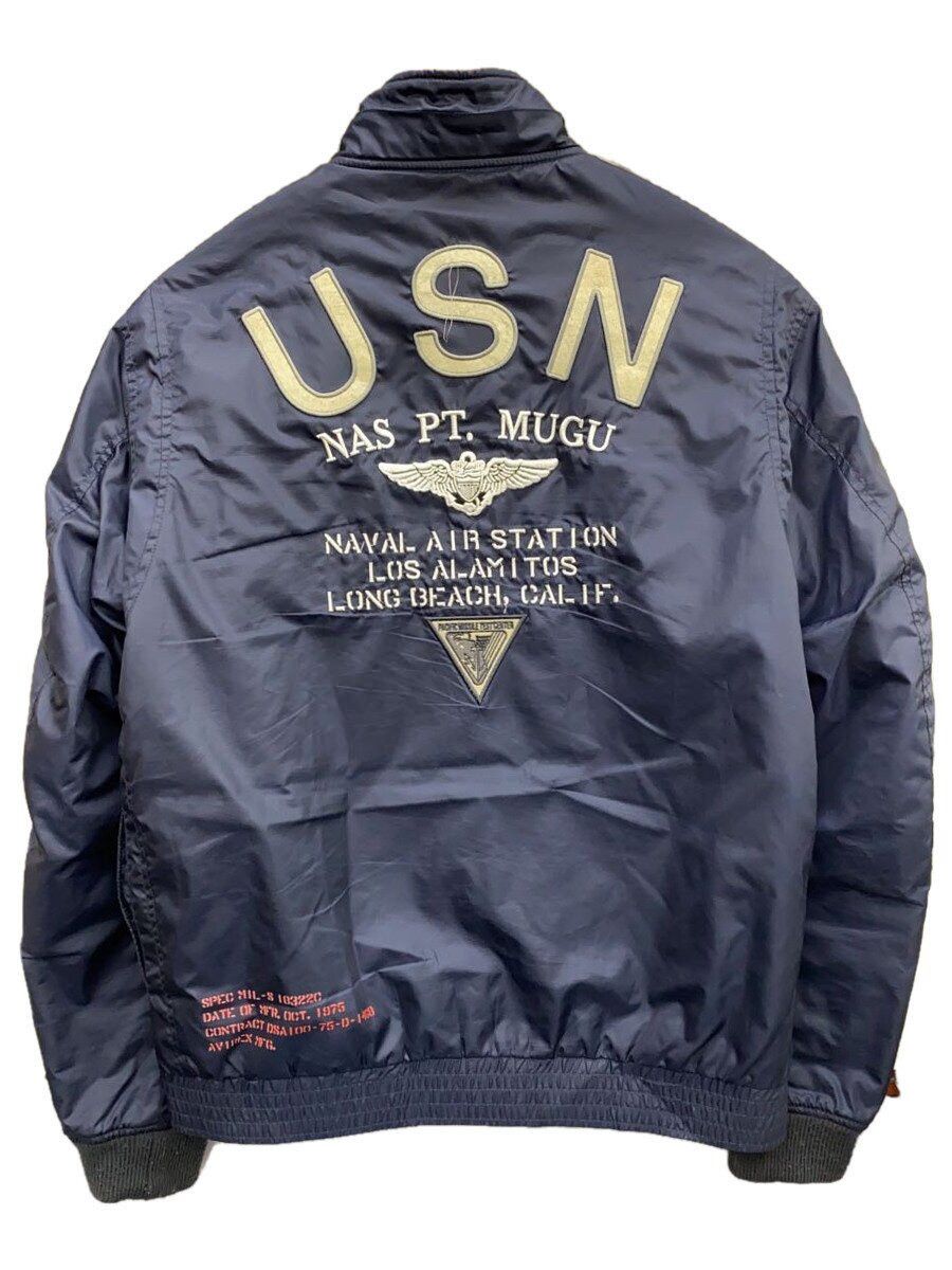 Avirex Avirex Polyester Flight Jacket Navy Size US L / EU 52-54 / 3 - 2 Thumbnail
