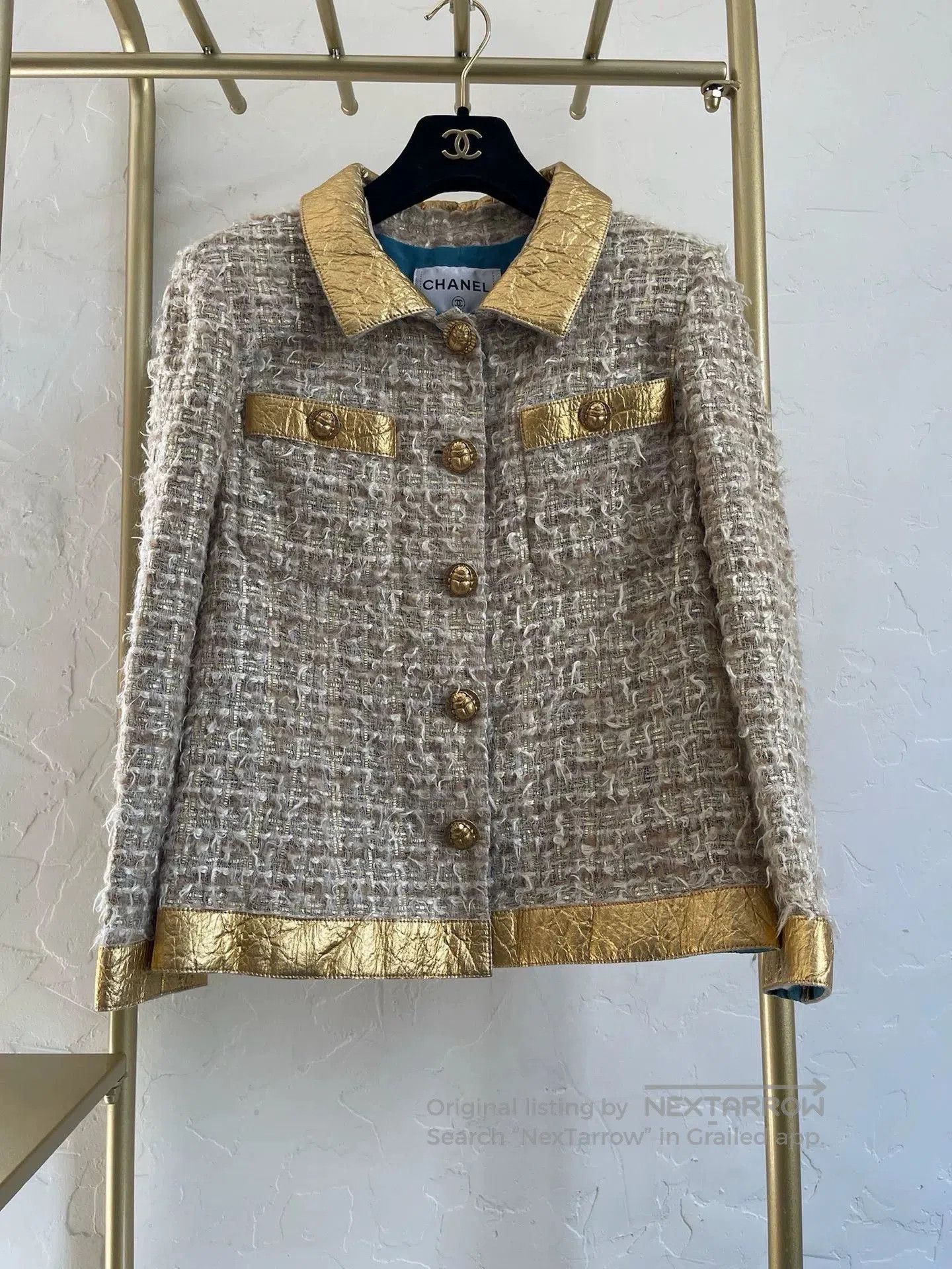 Chanel Chanel Egypt Collection Tweed Jacket FR34. Size US XS / EU 42 / 0 - 1 Thumbnail