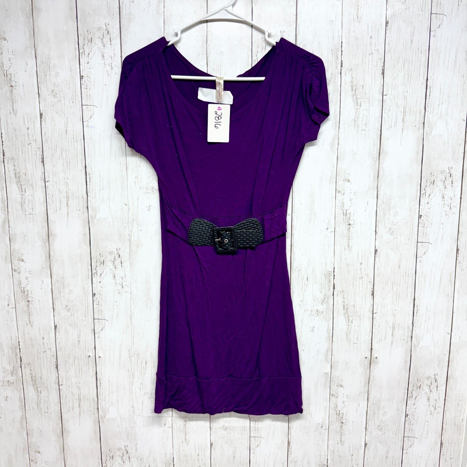 Chocolate Chocolate Dress Chest 29" Small Scoop Neck Short Sleeve Mini Size S / US 4 / IT 40 - 1 Thumbnail