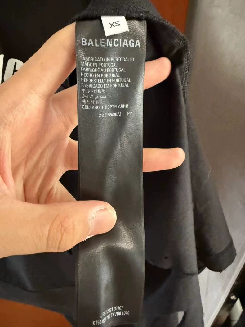 Balenciaga Balenciaga Black havoc logo short sleeves Size US XS / EU 42 / 0 - 4 Thumbnail