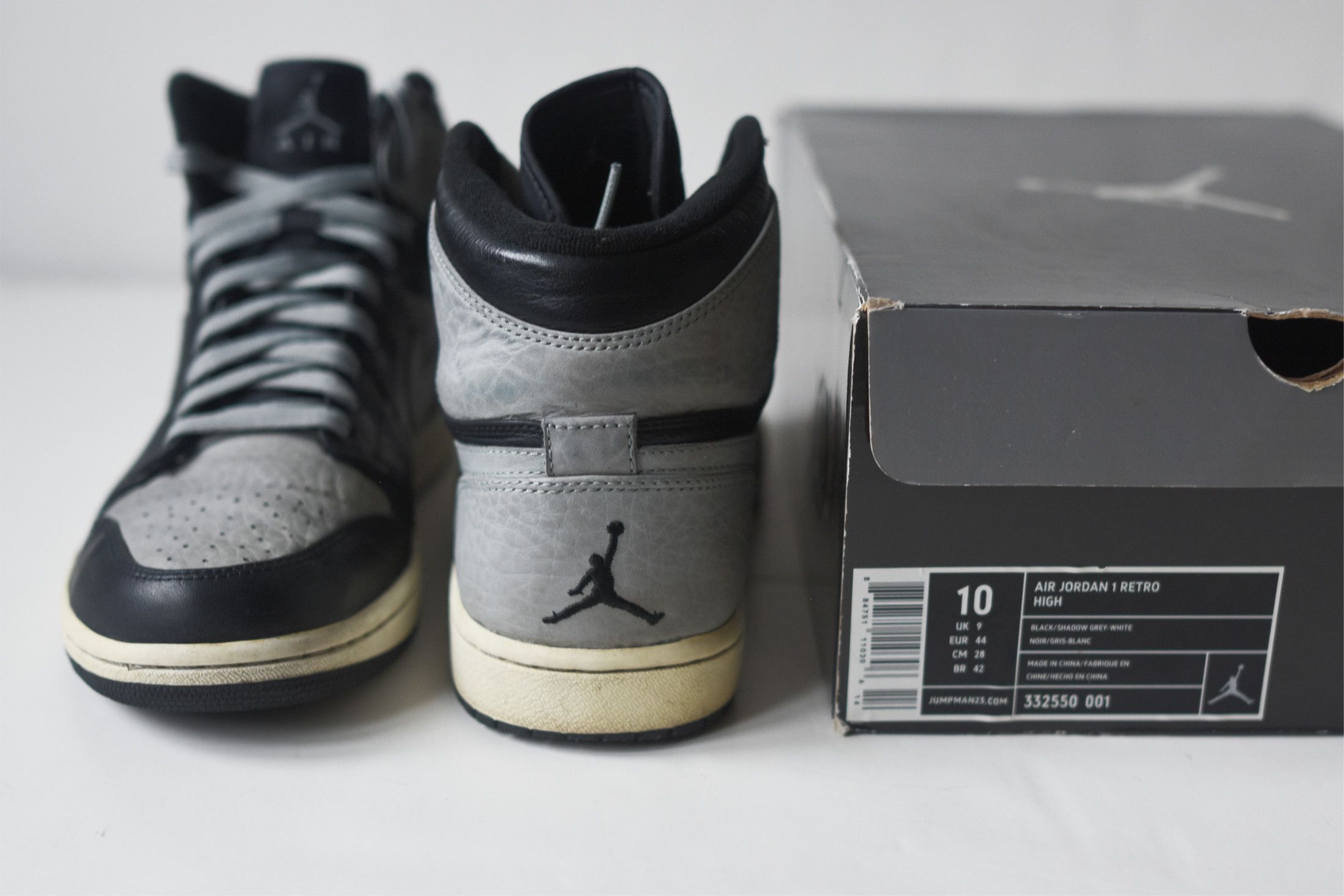 Jordan Brand Air Jordan 1 Retro High "Shadow" 2009 - 10us / 44eu Size US 10 / EU 43 - 7 Thumbnail