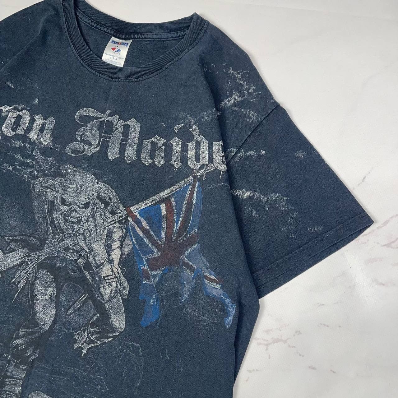 Vintage Vintage X Band tees Iron Maiden 2007 Rock Tour Rap Merch L Size US L / EU 52-54 / 3 - 4 Thumbnail