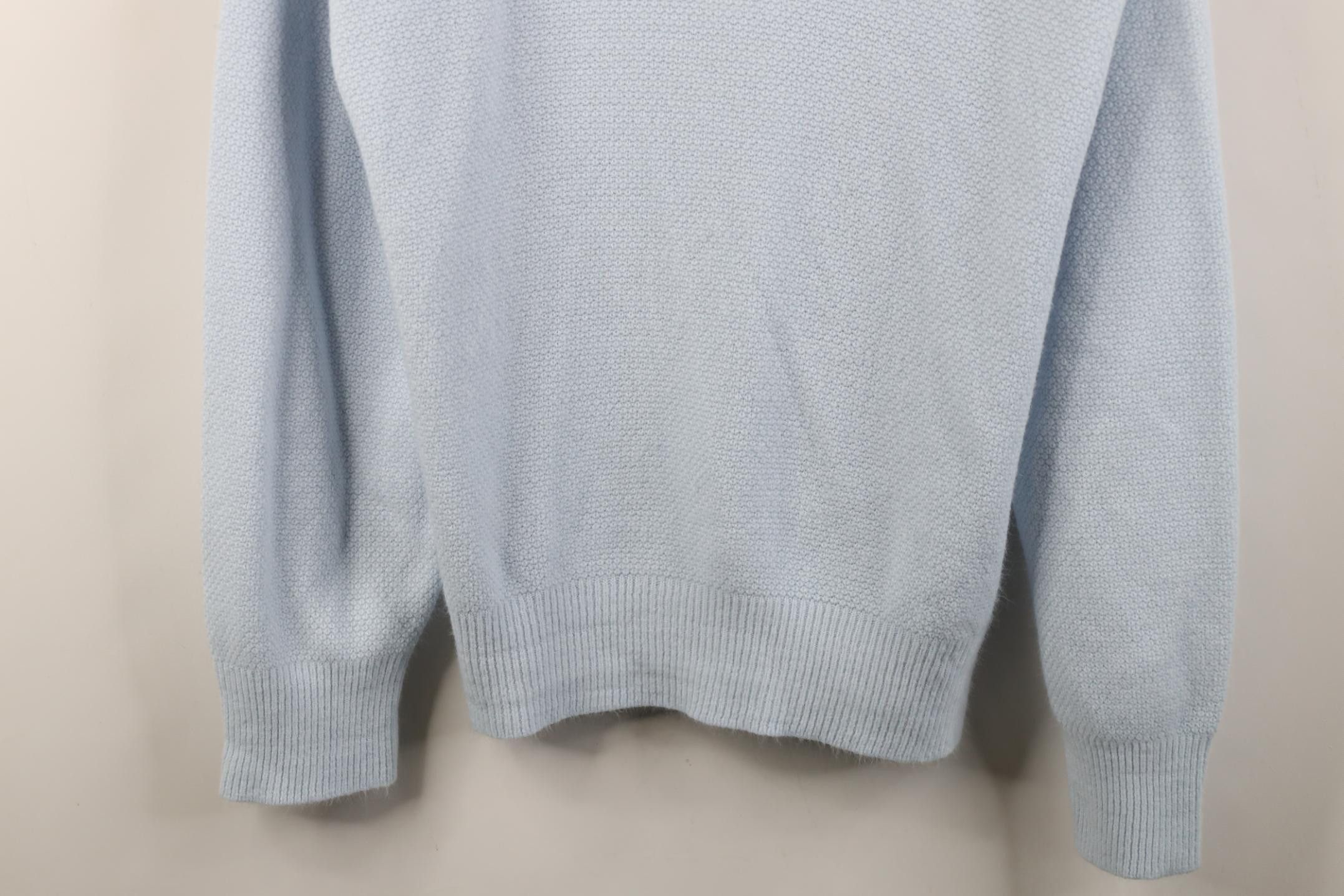 Christian Dior Monsieur Vintage 90s Christian Dior Thermal Sweater Carolina Blue USA Size US XL / EU 56 / 4 - 3 Thumbnail