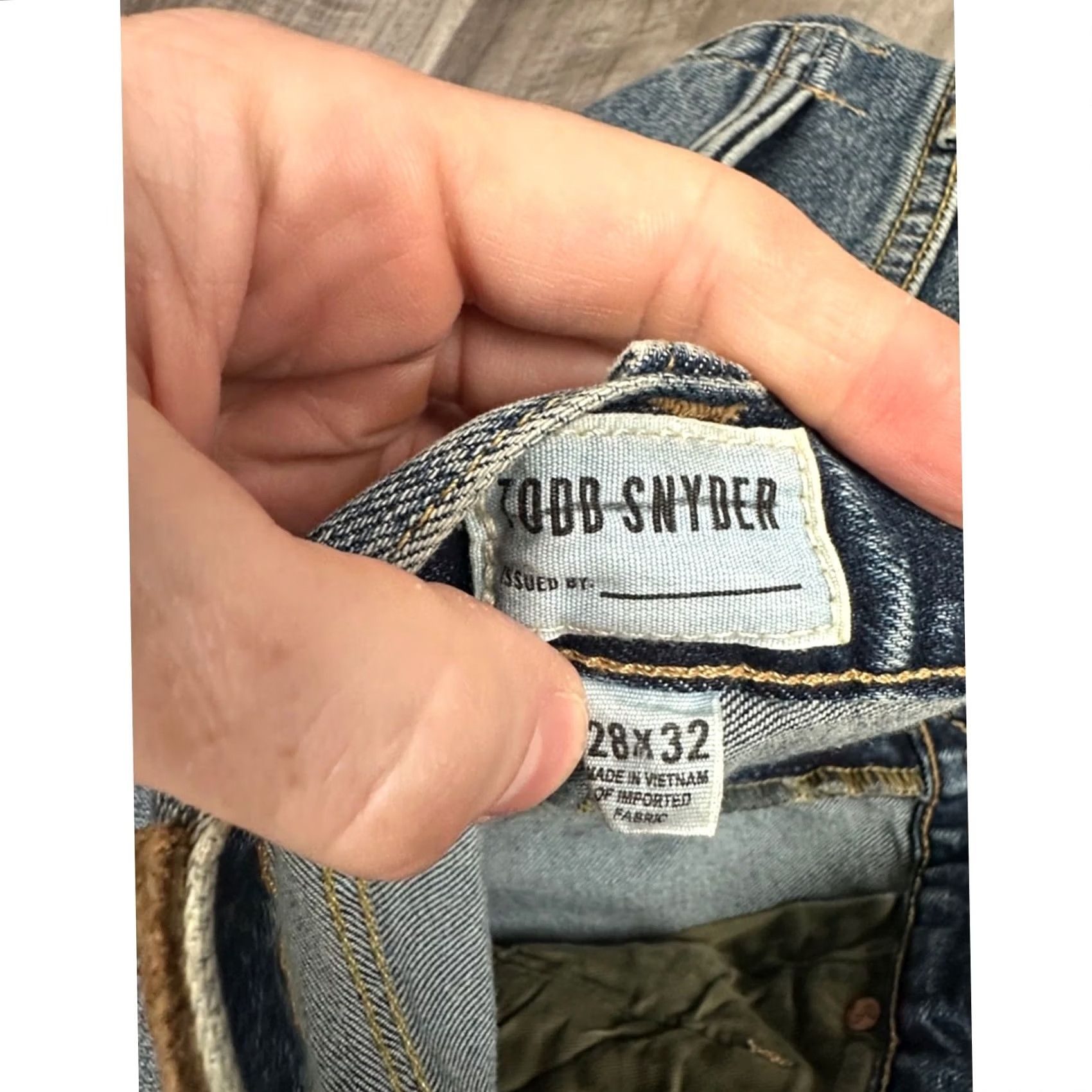 Todd Snyder Todd Snyder Slim Fit 5 Pocket Stretch Jeans Shirt? Size US 28 / EU 44 - 8 Thumbnail