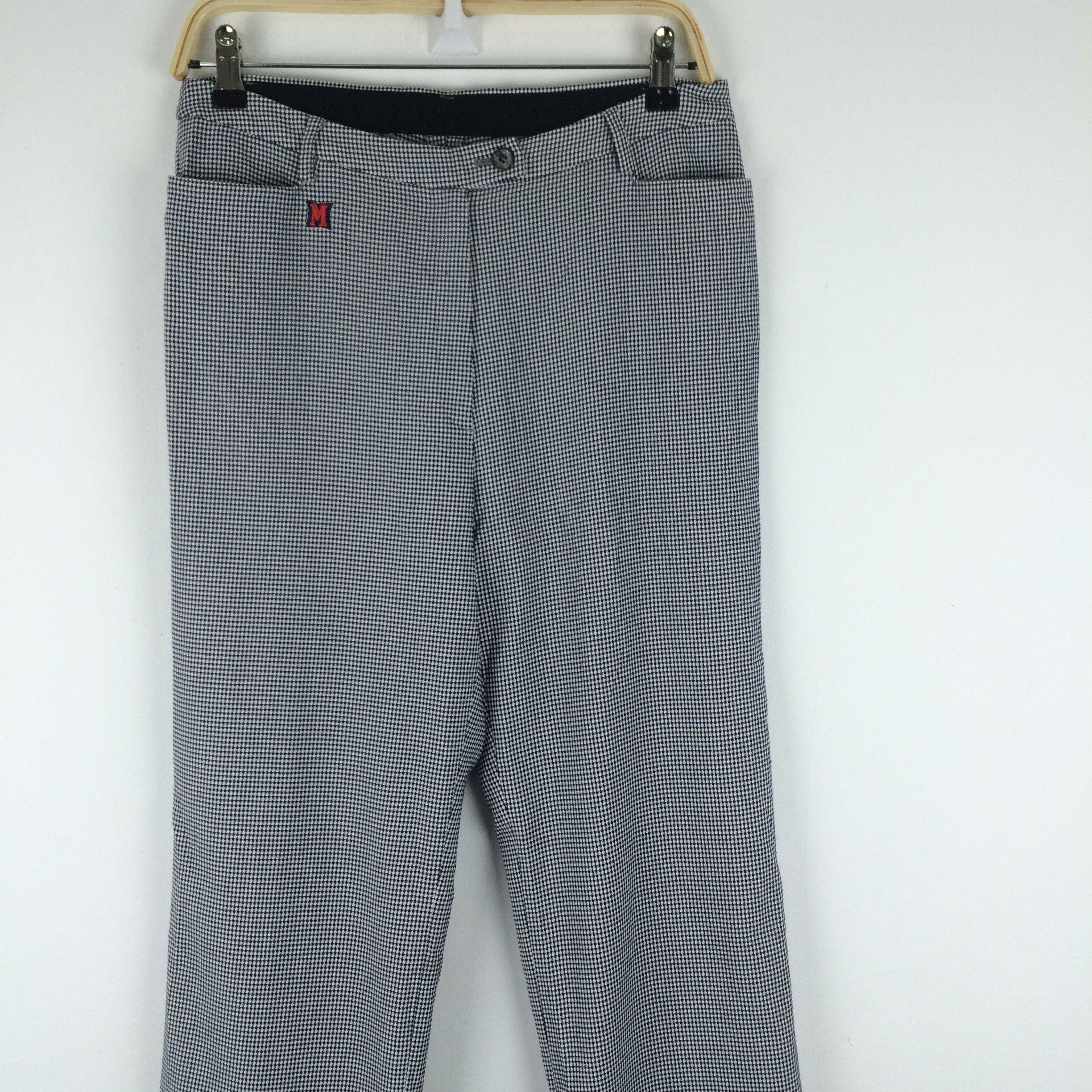 Designer × Junko Shimada X166 JUNKO SHIMADA X MUSINGWEAR HOUNDSTOOTH PANTS Size 31" - 6 Thumbnail