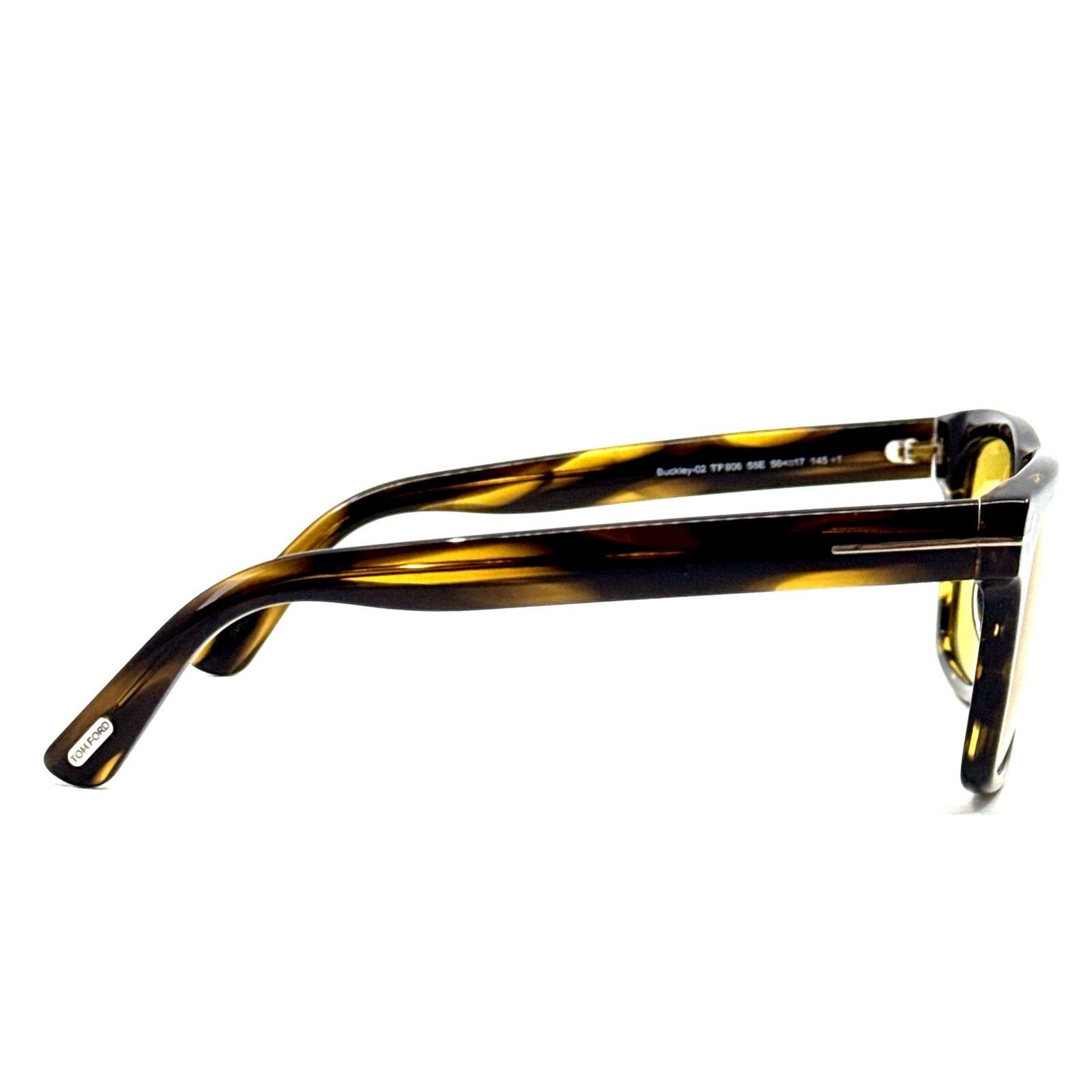 Tom Ford New, TOM FORD Buckley-02 Sunglasses TF906 55E Authentic Size ONE SIZE - 10 Thumbnail