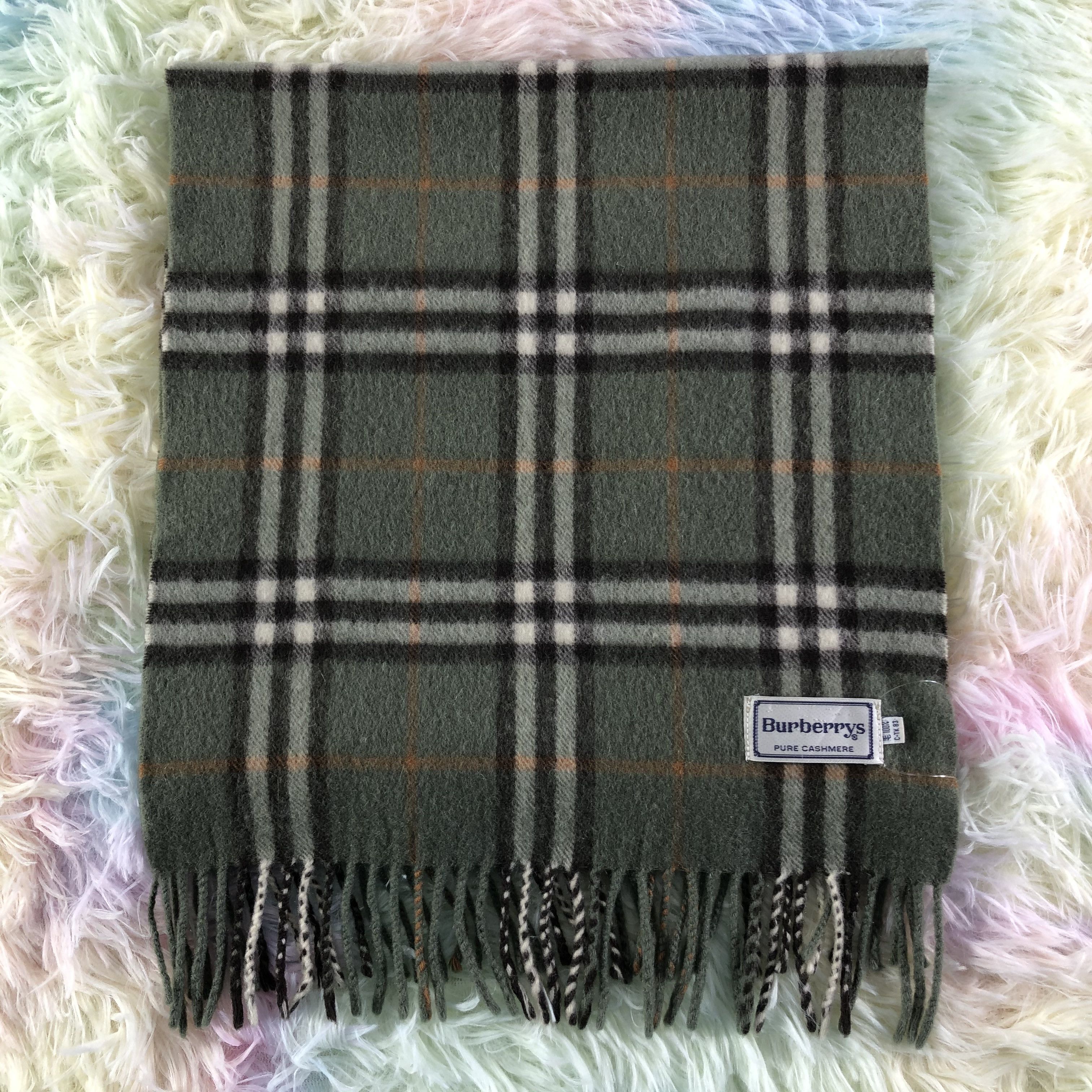 Burberry × Vintage Burberry Scarf / Muffler / Neckwear - KM192 Size ONE SIZE - 2 Thumbnail