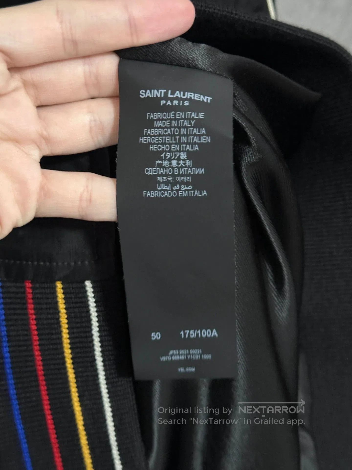 Saint Laurent Paris Saint Laurent Black Bomber Jacket. Size US M / EU 48-50 / 2 - 3 Thumbnail