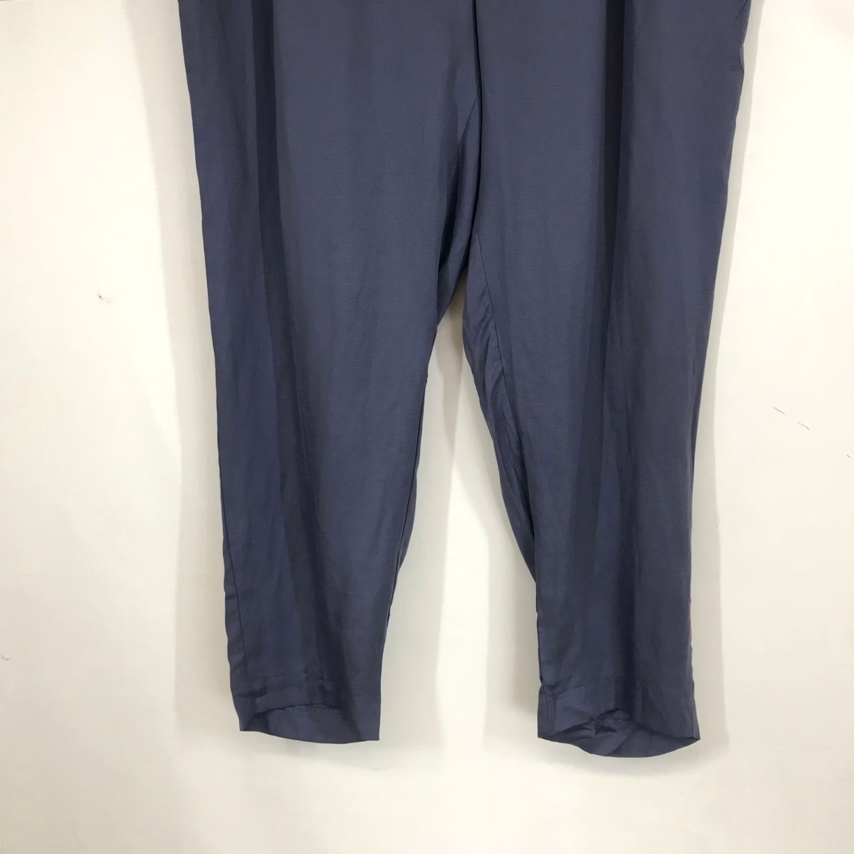 Torrid Torrid Pants Women's Size 16 Blue Linen Blend Flat Front Taper Size 38" / US 16 / IT 52 - 3 Thumbnail