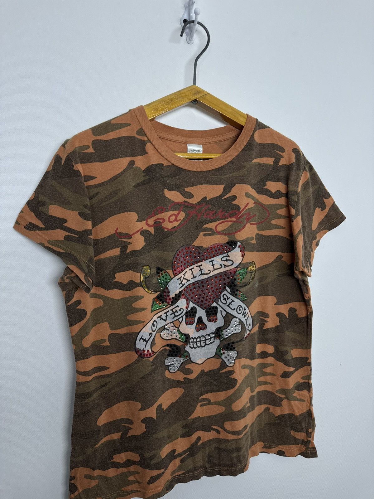 Ed Hardy Vintage Y2k Rare Ed Hardy T-Shirt 00’s Size L / US 10 / IT 46 - 6 Thumbnail