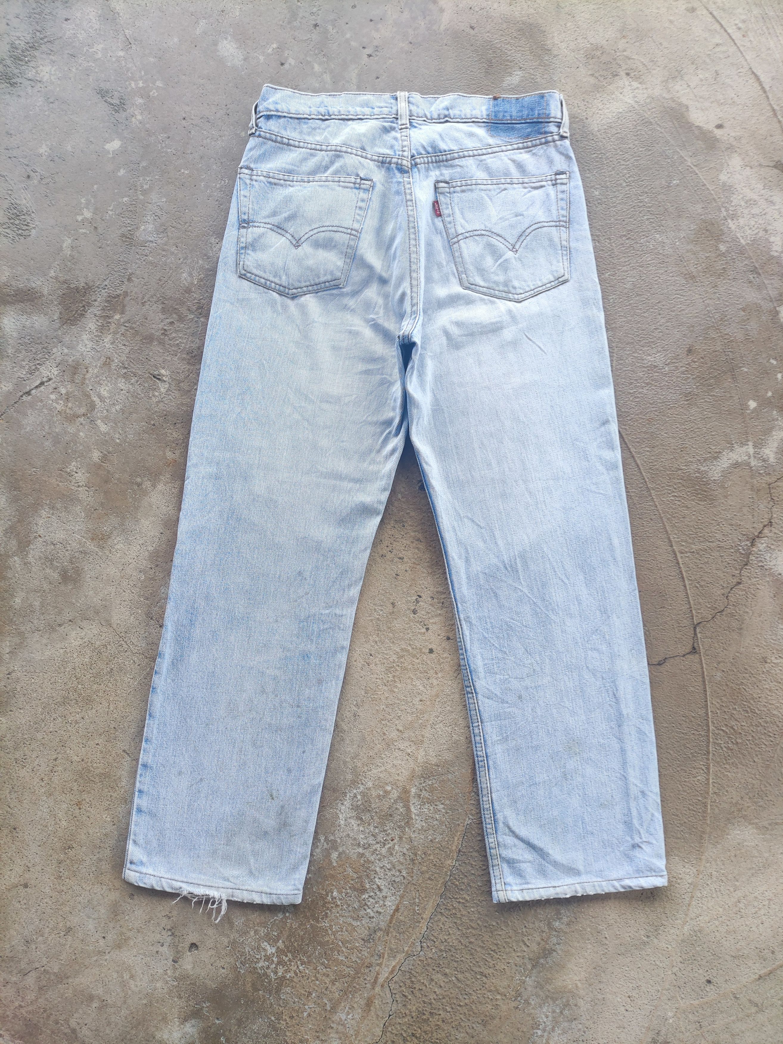 Levi's Vintage Levi's Denim Distress Faded Pants W32 Size US 32 / EU 48 - 8 Thumbnail