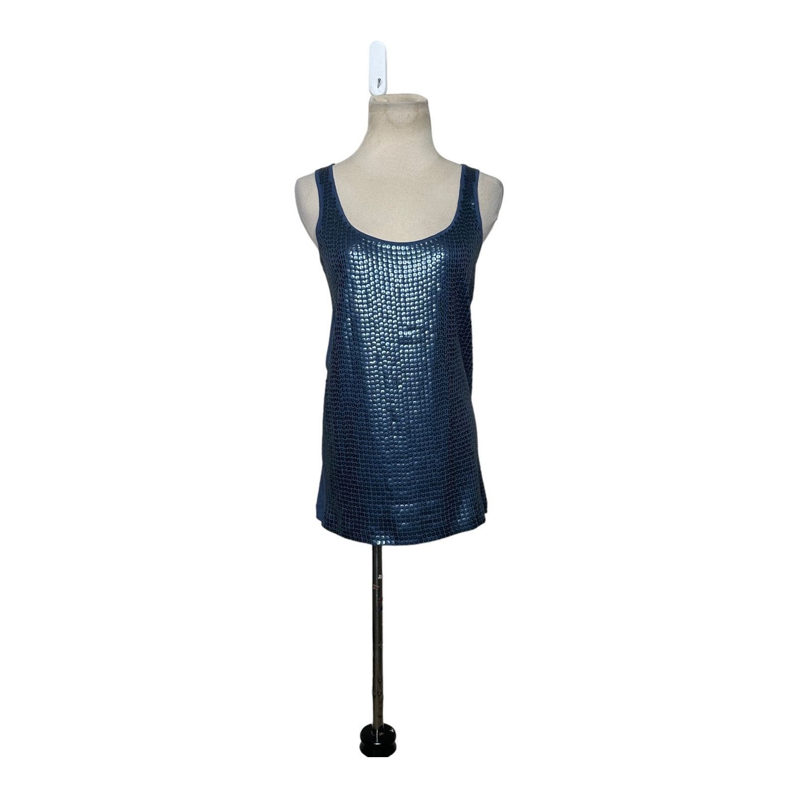 J.Crew J. Crew blue sequins tank top size XS Size XS / US 0-2 / IT 36-38 - 10 Thumbnail
