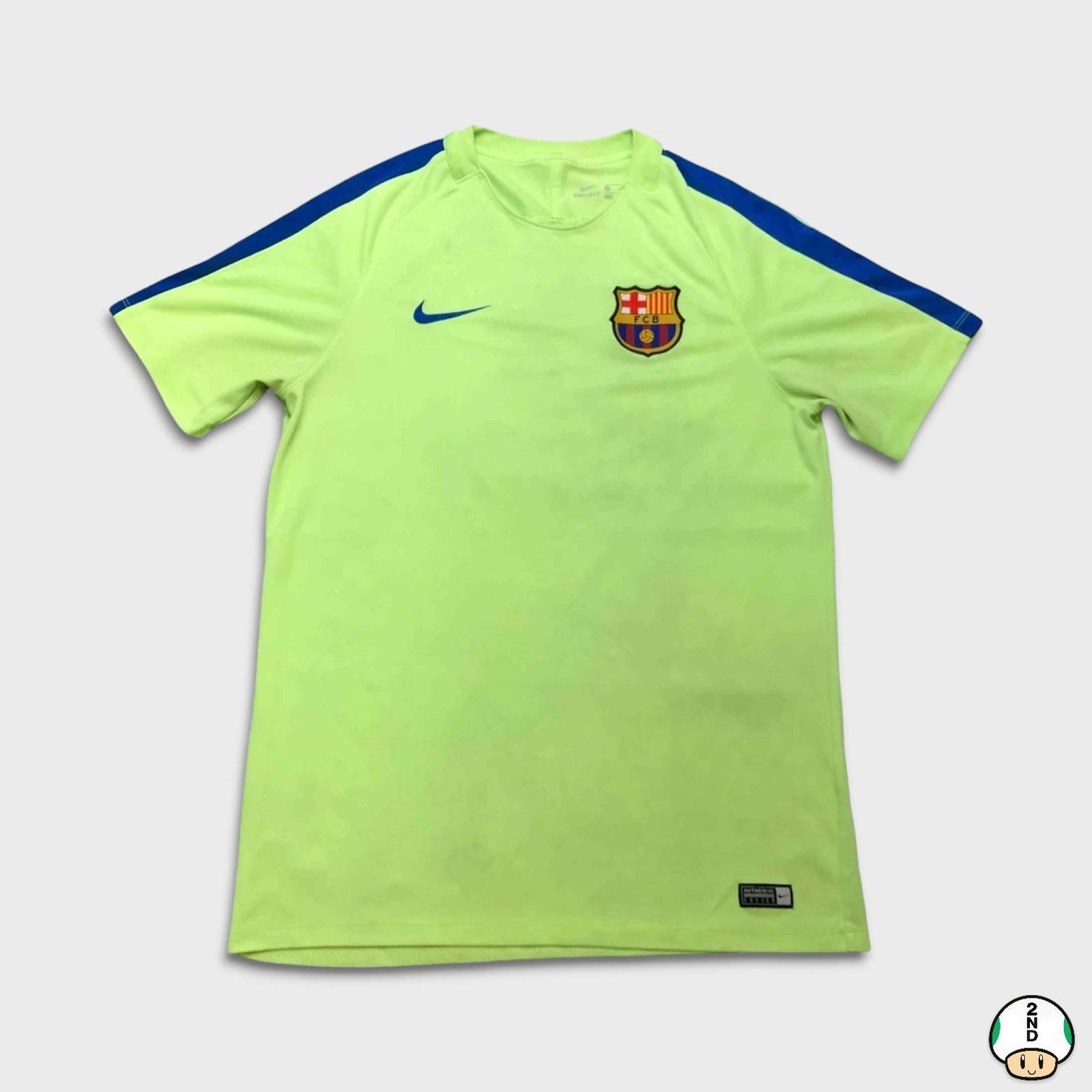 Nike × Vintage Nike Barcelona FC Soccer Jersey Large Dri Fit Football Shirt Size US L / EU 52-54 / 3 - 1 Thumbnail