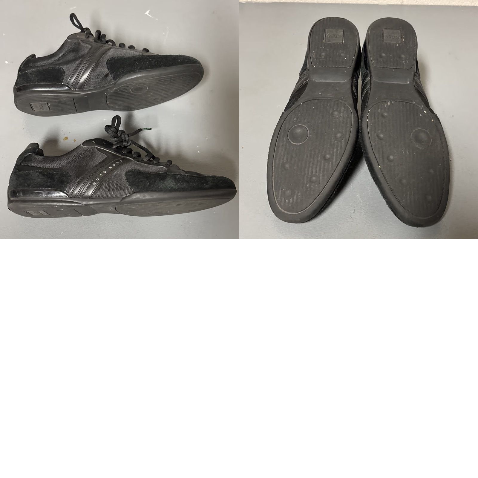 Hugo Boss HUGO BOSS Saturn Low Top Sneakers Black Men's 10 43 Sneakers Casual Men Mens Shoes Rubber Leather Synthetic Size US M / EU 48-50 / 2 - 8 Thumbnail