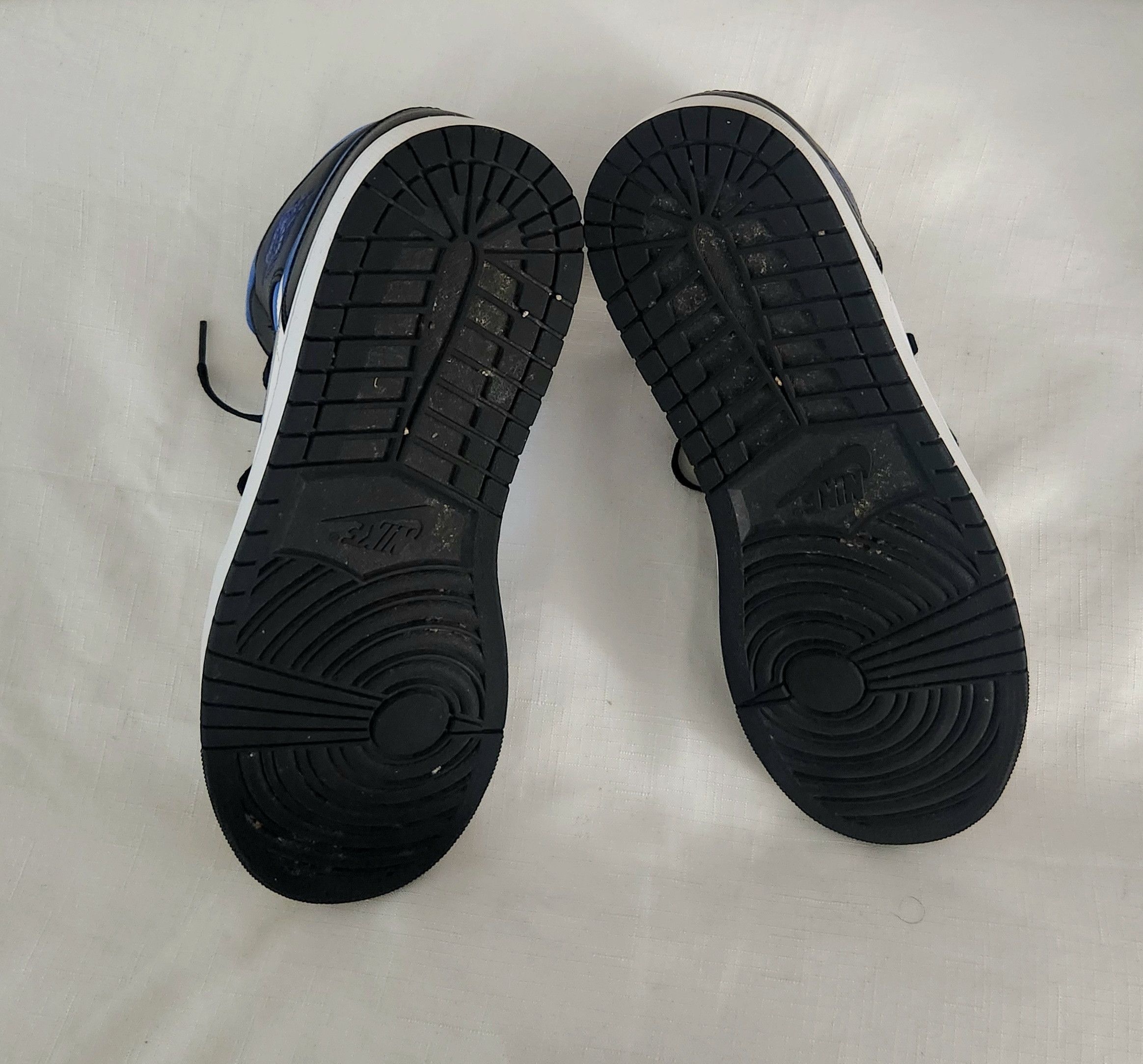 Jordan Brand × Nike Nike Air Jordan Retro 1 Mid Black Racer Blue 13 554724-140 Size US 13 / EU 46 - 10 Thumbnail