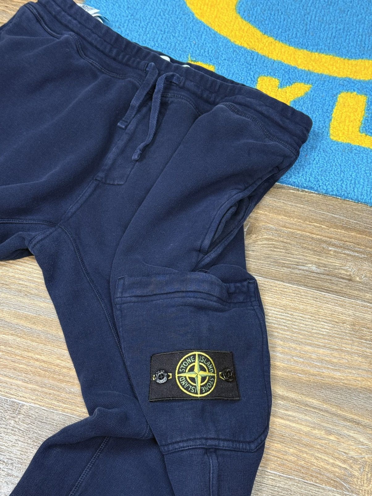Stone Island Stone Island Blue Cargo Jogger Sweat Pants Size US 34 / EU 50 - 6 Thumbnail