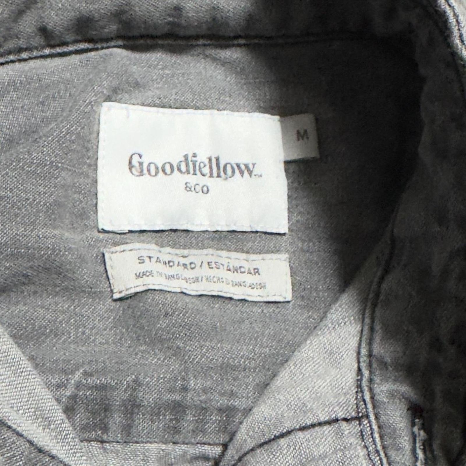 Good Man Brand Goodfellow co washed blackgray Size US M / EU 48-50 / 2 - 3 Thumbnail