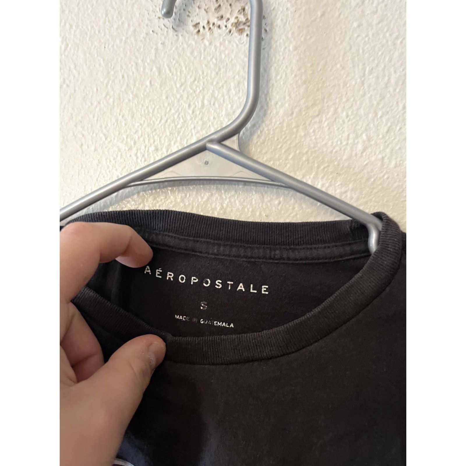 Aeropostale Aeropostale Graphic Tee Mens T-Shirt Size Small Black Logo Regular Fit Short Sleeve Casual Size US S / EU 44-46 / 1 - 3 Thumbnail