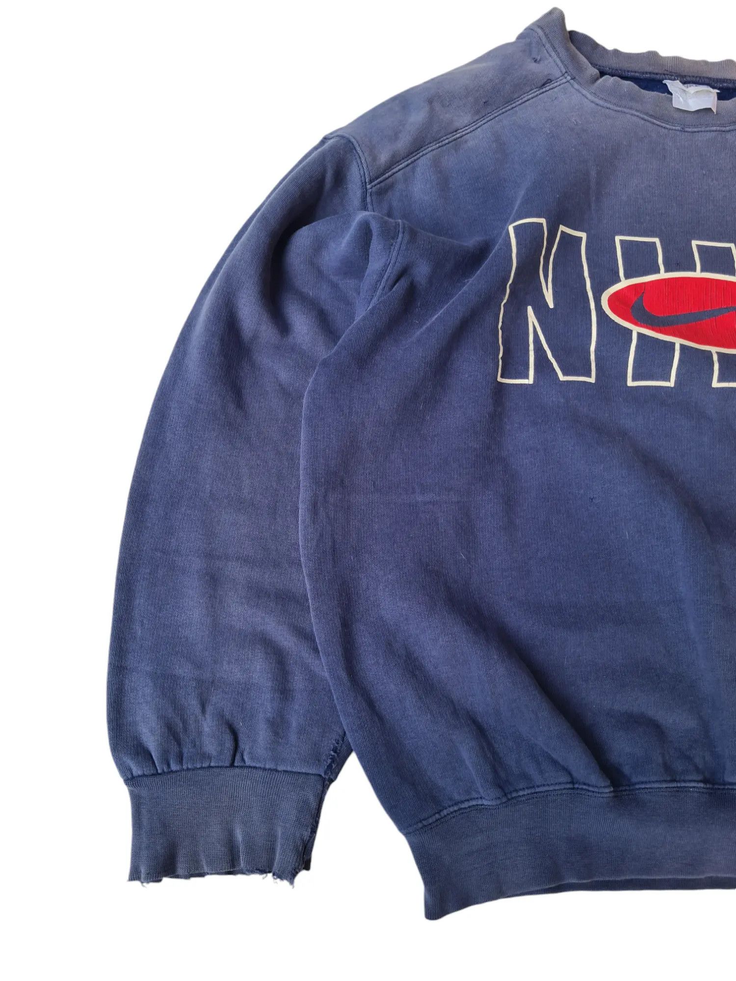 Nike Vtg 90s Nike Sun Faded - Big Logo Sweat Size US M / EU 48-50 / 2 - 4 Thumbnail