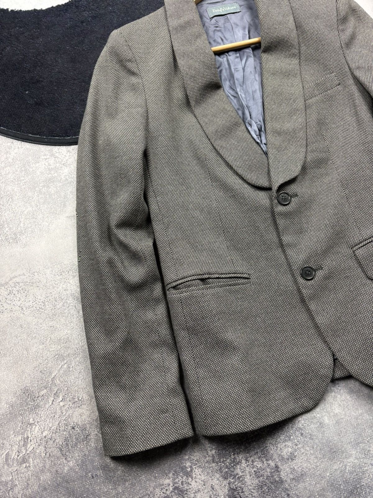 Zadig & Voltaire ZADIG&VOLTAIRE Vintage Viscose Blazer XS Woman Grey Luxury Size XS / US 0-2 / IT 36-38 - 3 Thumbnail