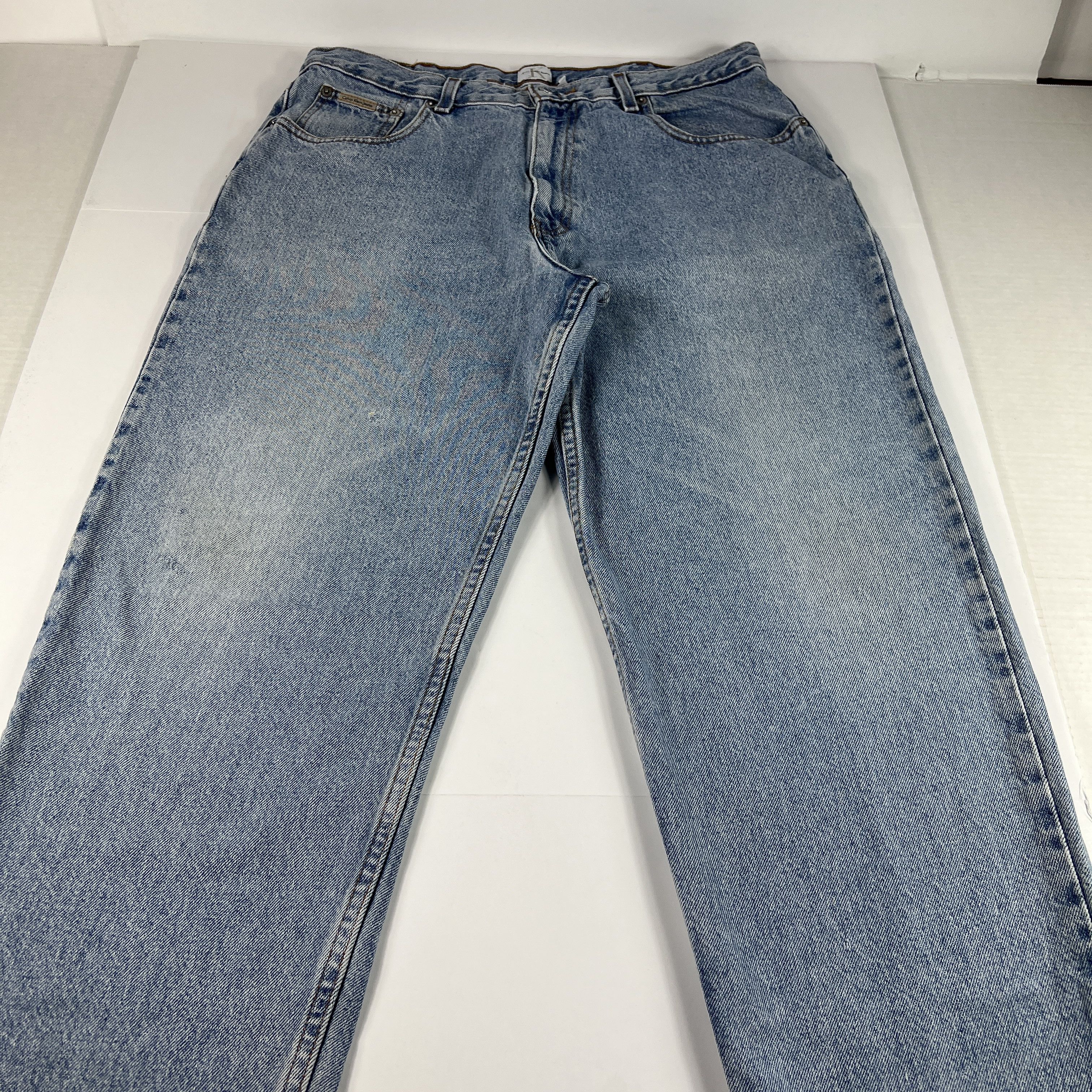 Calvin Klein × Palace CK1 BAGGY JEAN TINTED SANDSTONE INDIGO