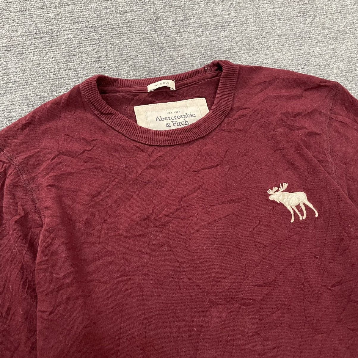 Abercrombie & Fitch Abercrombie Logo Long Sleeve Shirt Size US S / EU 44-46 / 1 - 2 Thumbnail