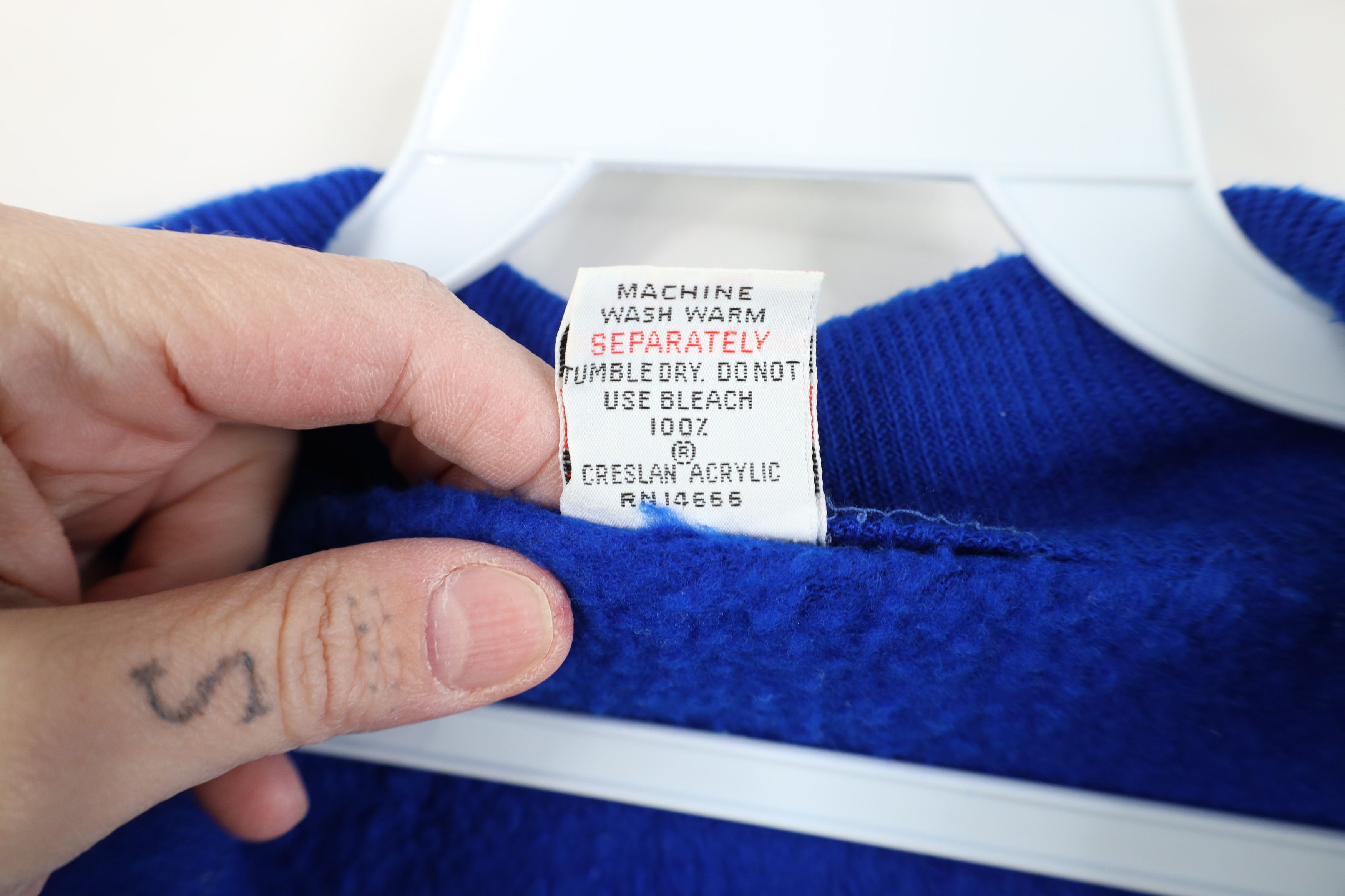 Vintage Vintage 70s Streetwear Warm Up Soccer Track Jacket Blue USA Size US L / EU 52-54 / 3 - 7 Thumbnail