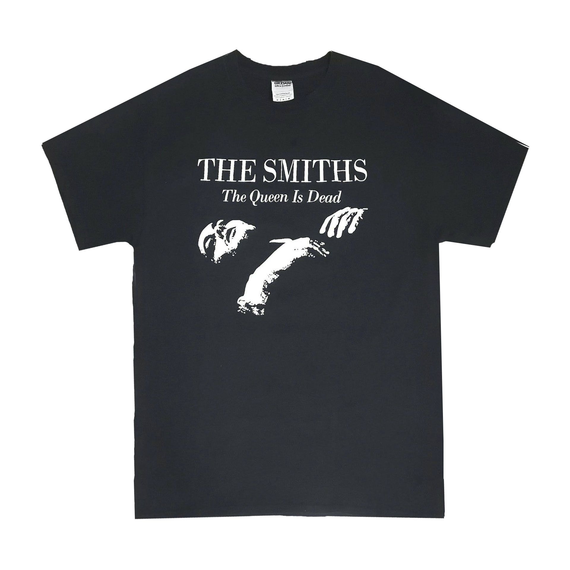 image of Band Tees x Morrissey The Smiths The Queen Is Dead Morrissey Y2K Vintage Britpop in Black (Size Med